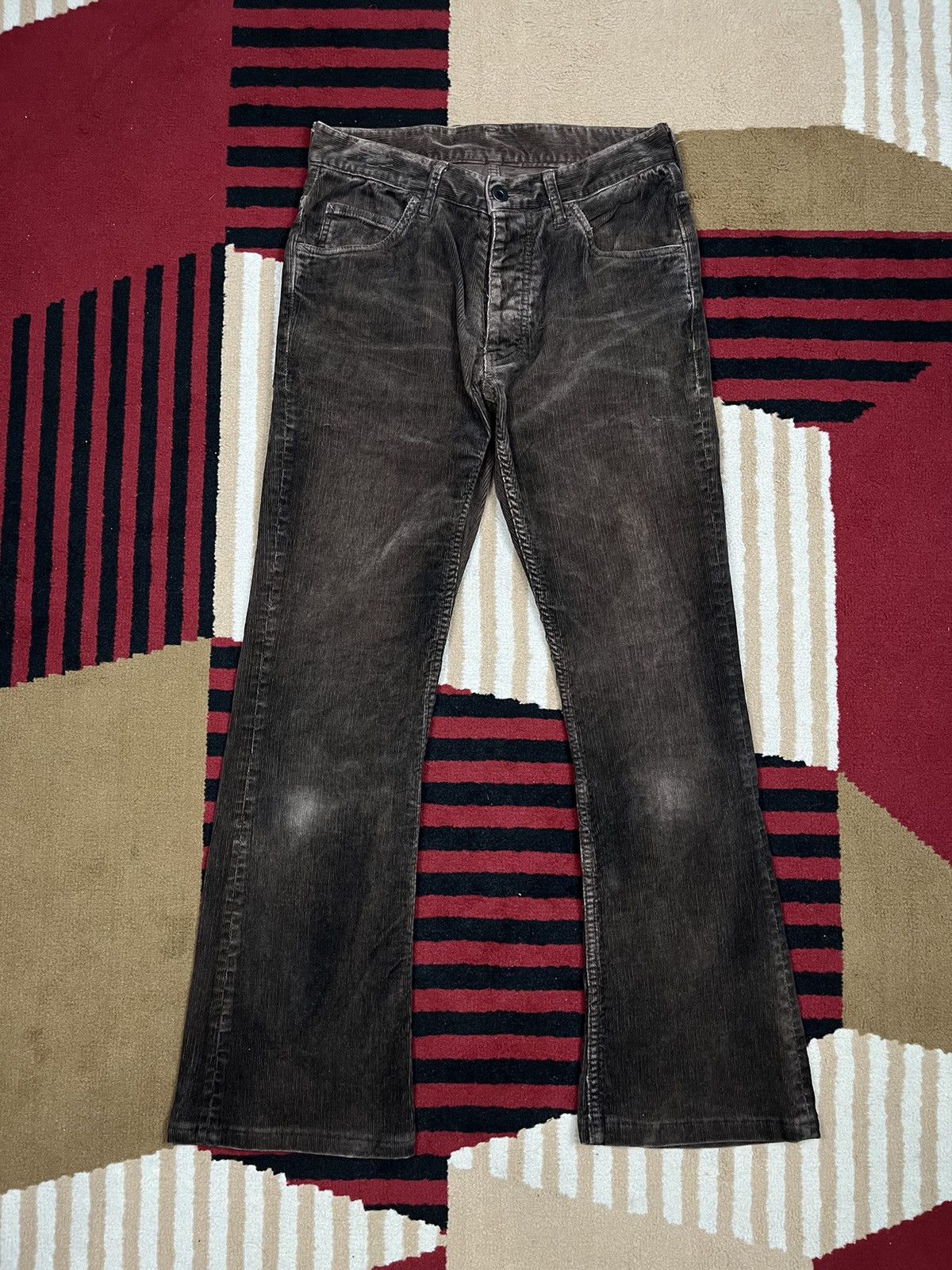 Isamu Katayama Backlash Isamu Katayama Blacklash Rawww Corduroy Pants Size US 27 - 1 Thumbnail