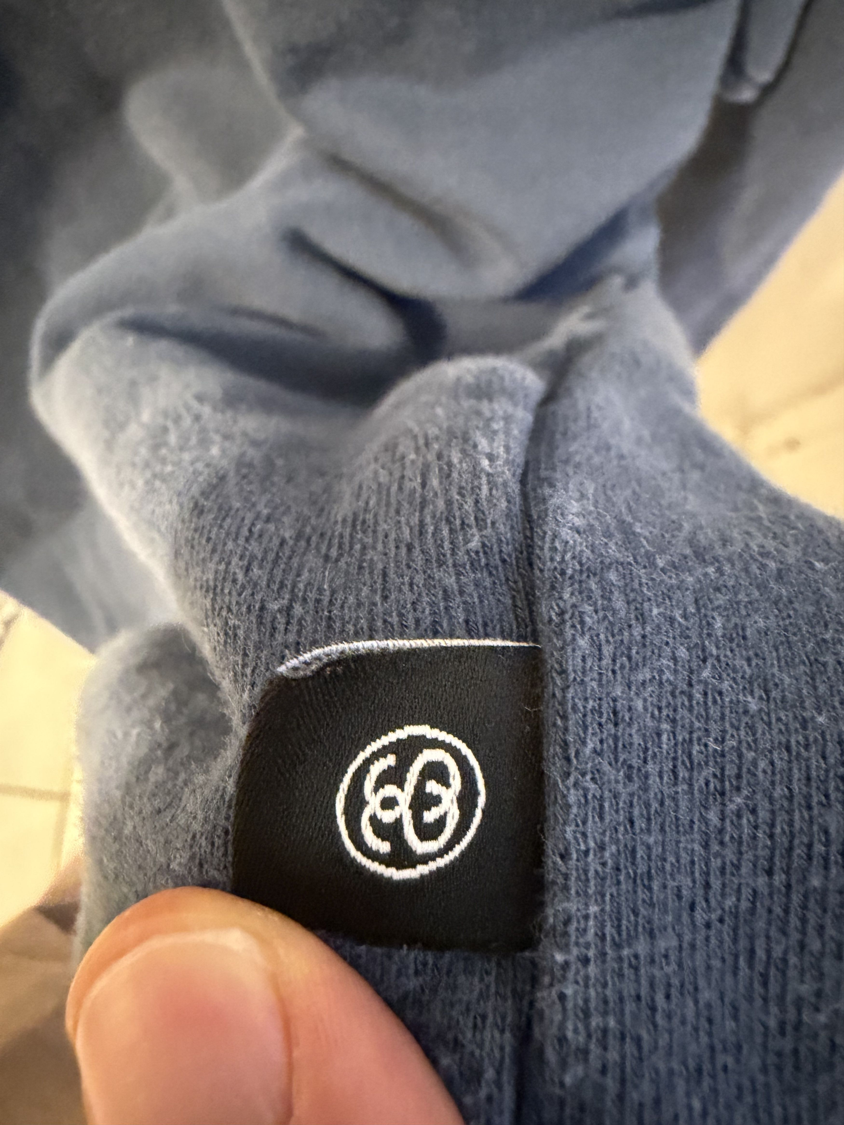 Stussy Stüssy Minimal Crewneck – Blue Size US M / EU 48-50 / 2 - 3 Thumbnail