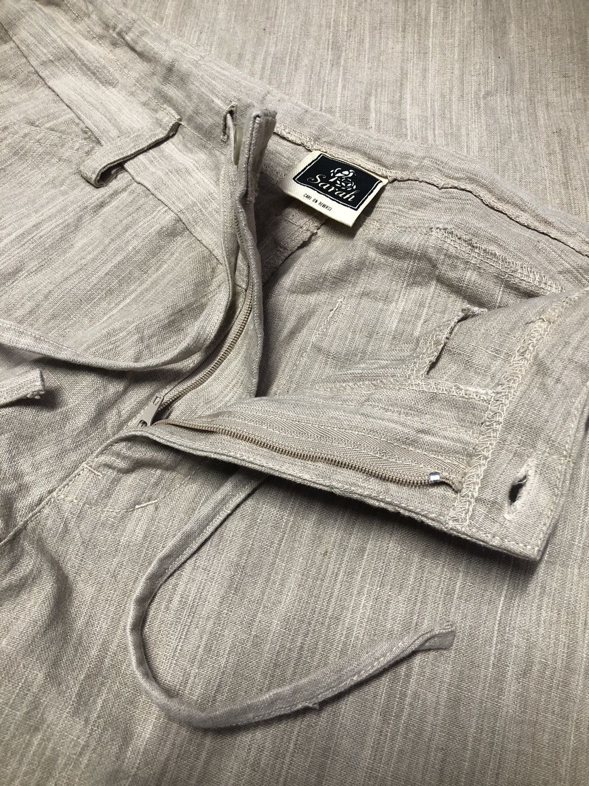 Designer × Japanese Brand × Sarah Pacini VINTAGE SARAH BAGGY PANTS Size 28" / US 6 / IT 42 - 17 Thumbnail