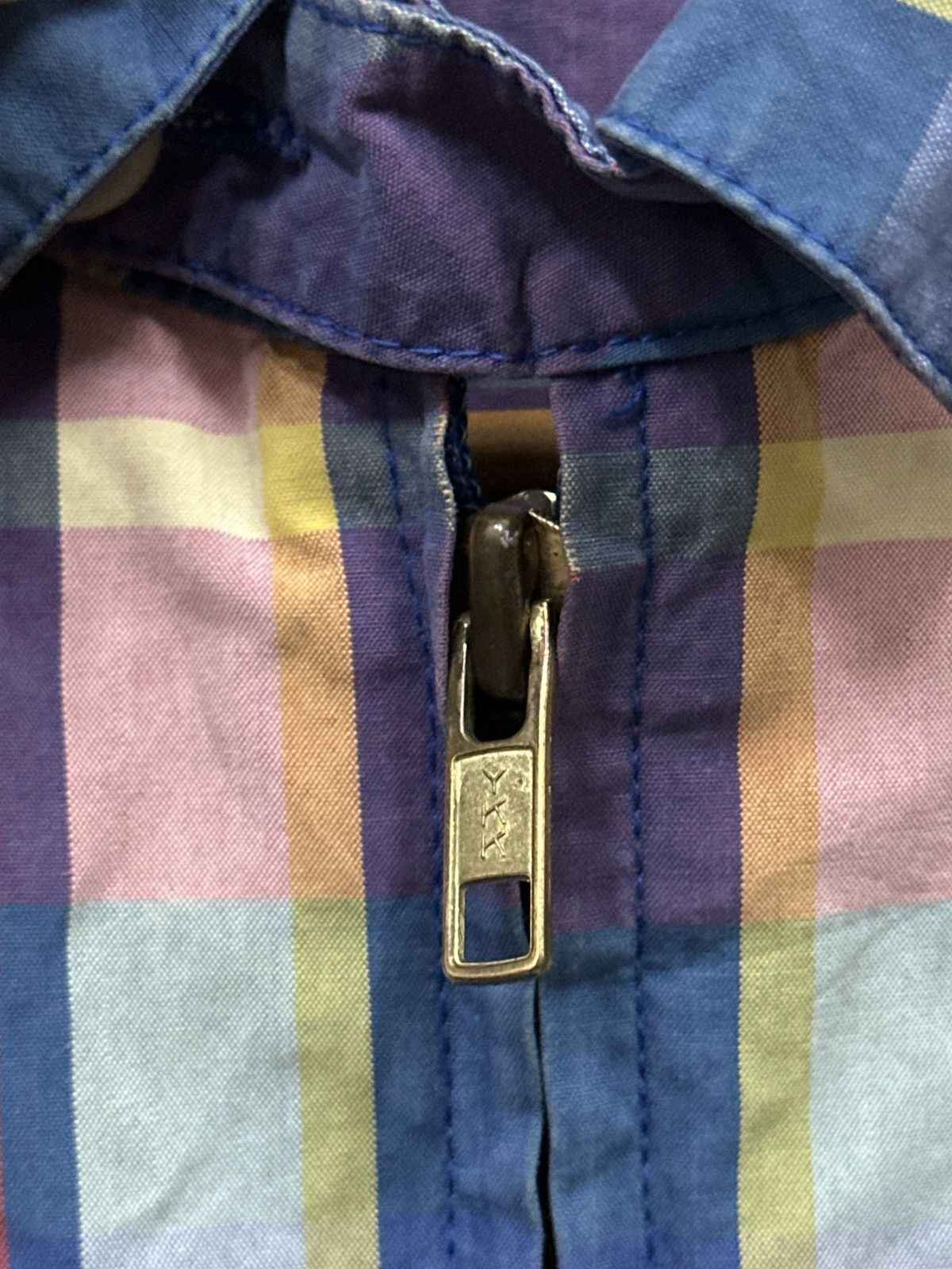 Polo Ralph Lauren Vintage Polo Ralph Lauren Plaid Zipper Light Jacket Size US M / EU 48-50 / 2 - 6 Thumbnail