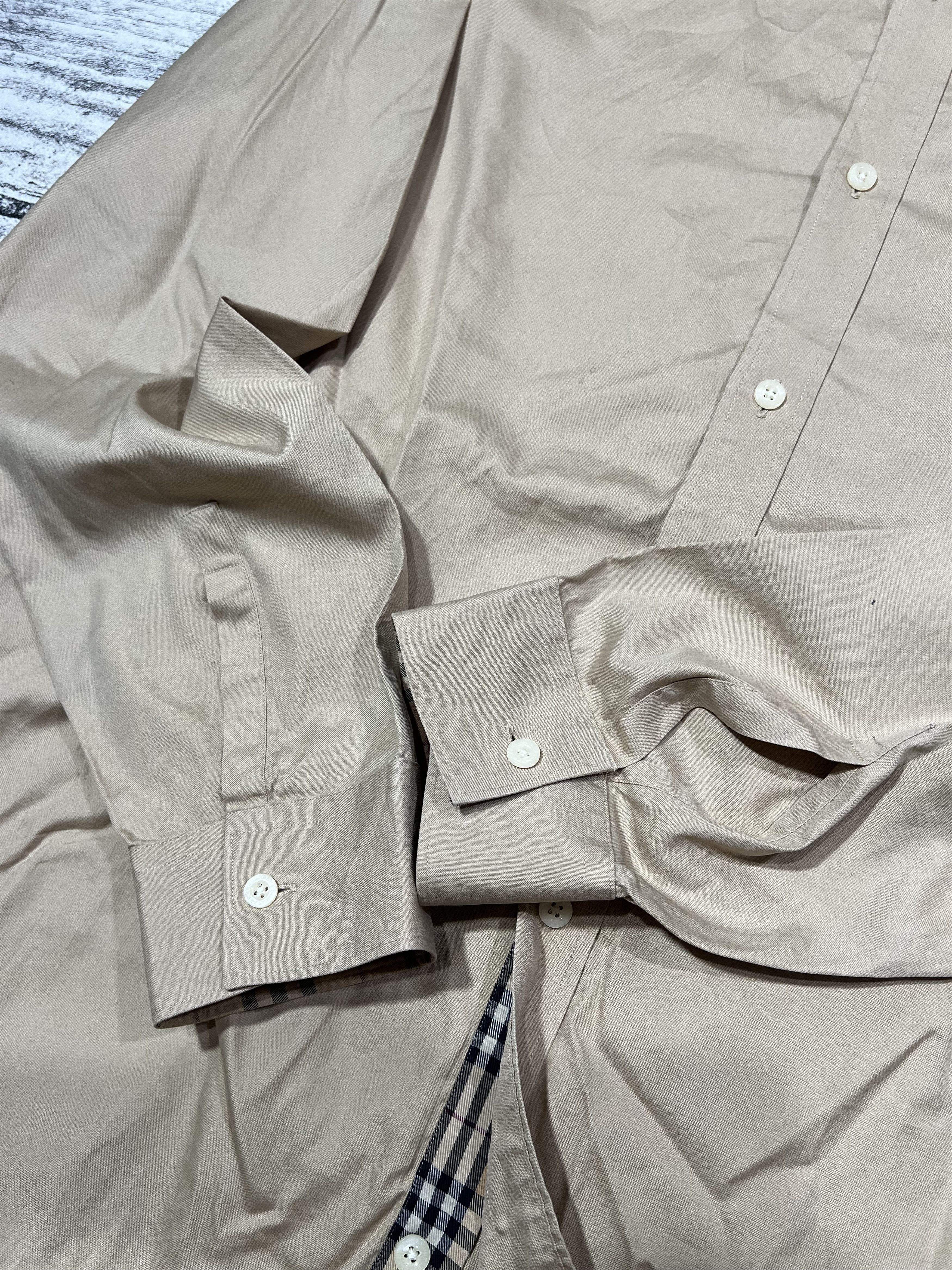 Burberry 2000s Archival Burberry Novacheck Pocket Longsleeve Shirt Size US XL / EU 56 / 4 - 3 Thumbnail
