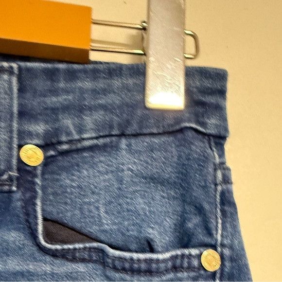 7 For All Mankind 7 For All Mankind Skinny Jeans Sz 27 Dark Wash Stretch Denim Size 27" / US 4 / IT 40 - 3 Thumbnail