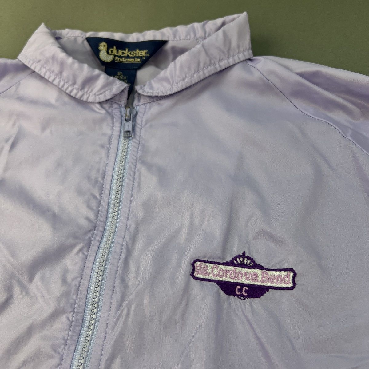 Other 1980s Vintage Pastel Purple Zip Up Jacket Size US M / EU 48-50 / 2 - 6 Thumbnail