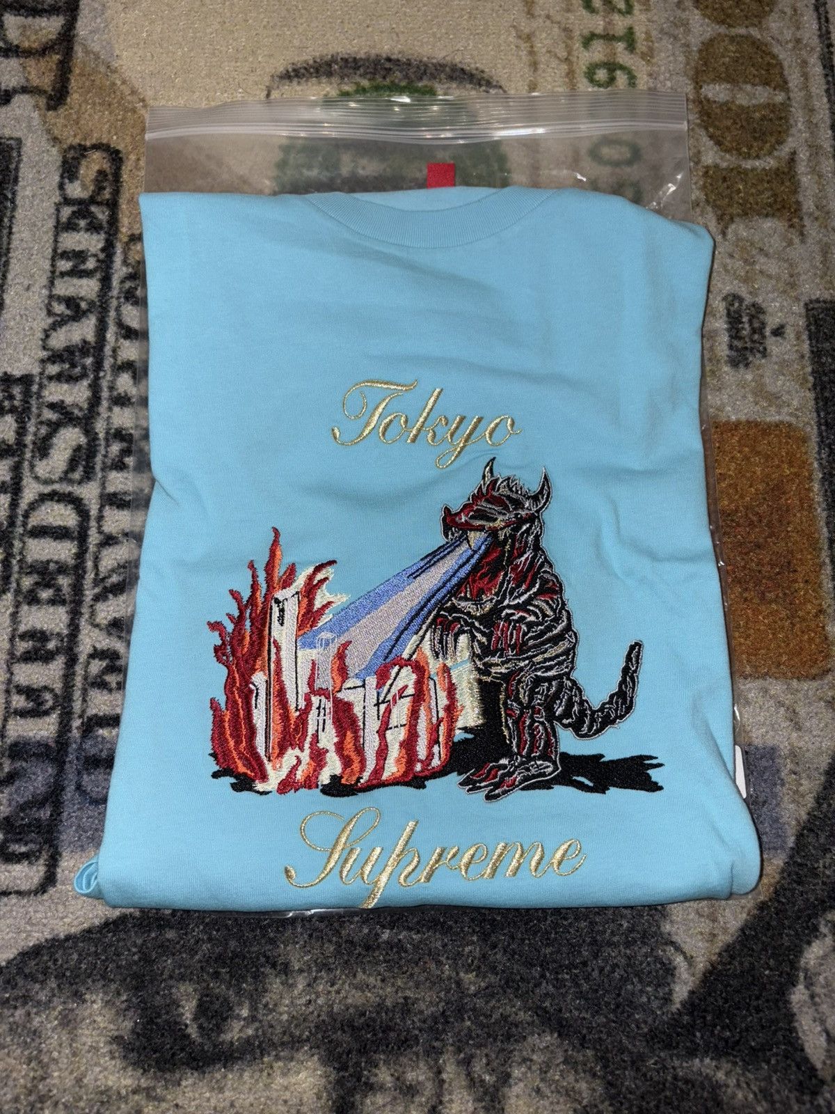 Supreme Supreme Monster S/S Top Light Blue Size US XL / EU 56 / 4 - 1 Thumbnail
