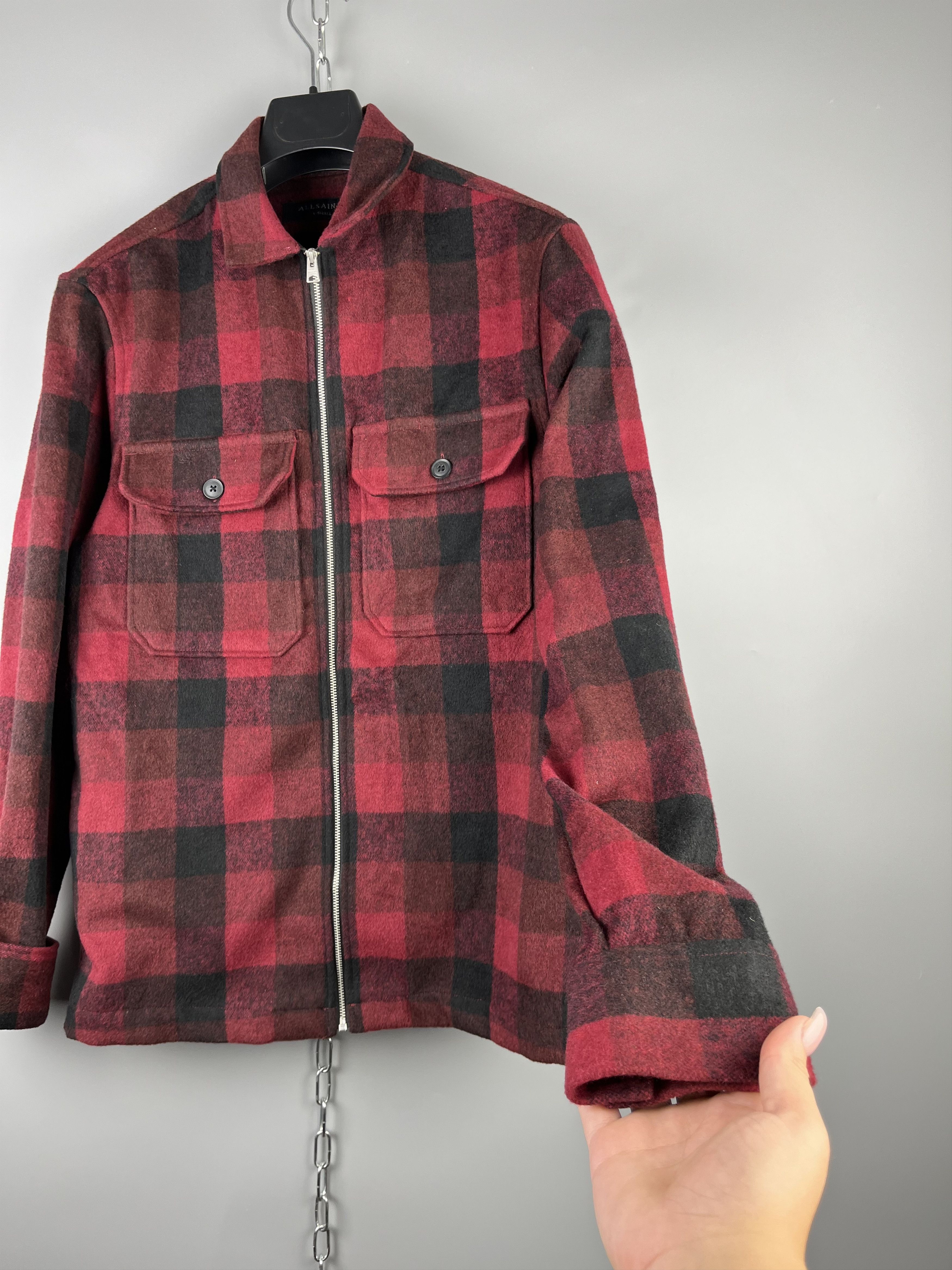 Allsaints Allsaints Checked Flannel Casual Shirt Overshirt Size US S / EU 44-46 / 1 - 9 Thumbnail