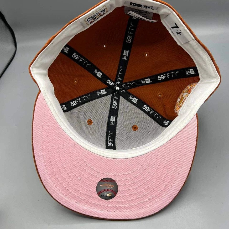 New Era Houston Astros Hat Men 7 5/8 59Fifty New Era MLB Fitted Cap Size ONE SIZE - 2 Thumbnail