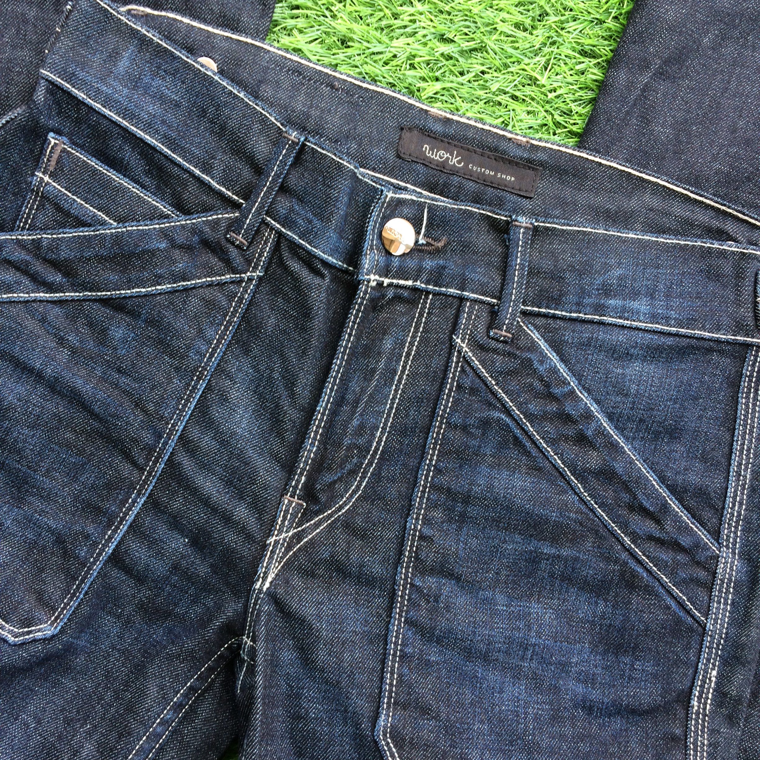 Designer Work Jackson Painter Bootcut Jeans Pants D-893 Size 27" / US 4 / IT 40 - 5 Thumbnail