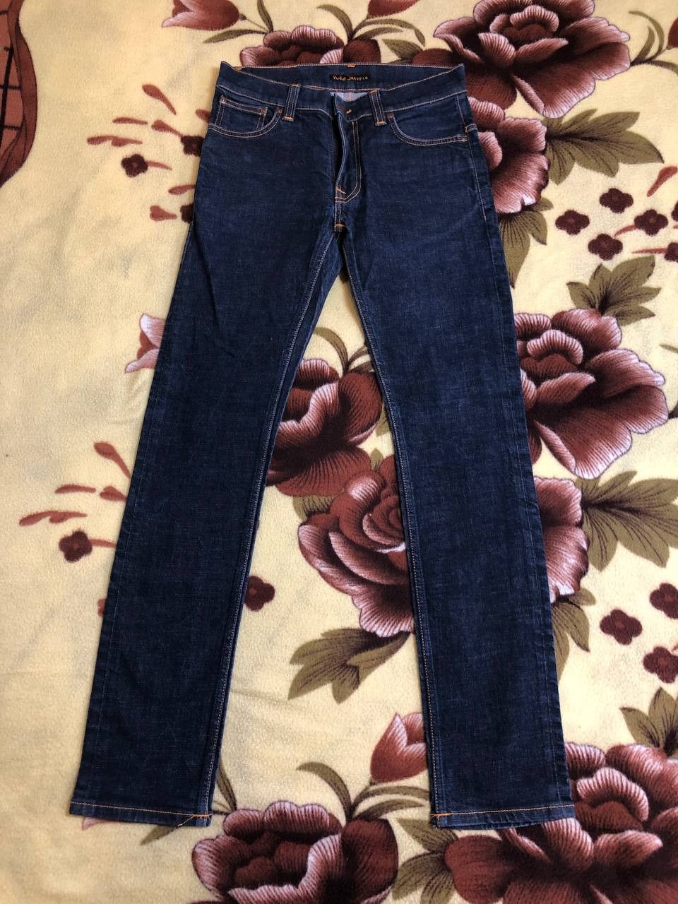 Nudie Jeans Nudie Jeans Men Lean Dean Dark Wash Denim jeans Size US 31 - 17 Thumbnail