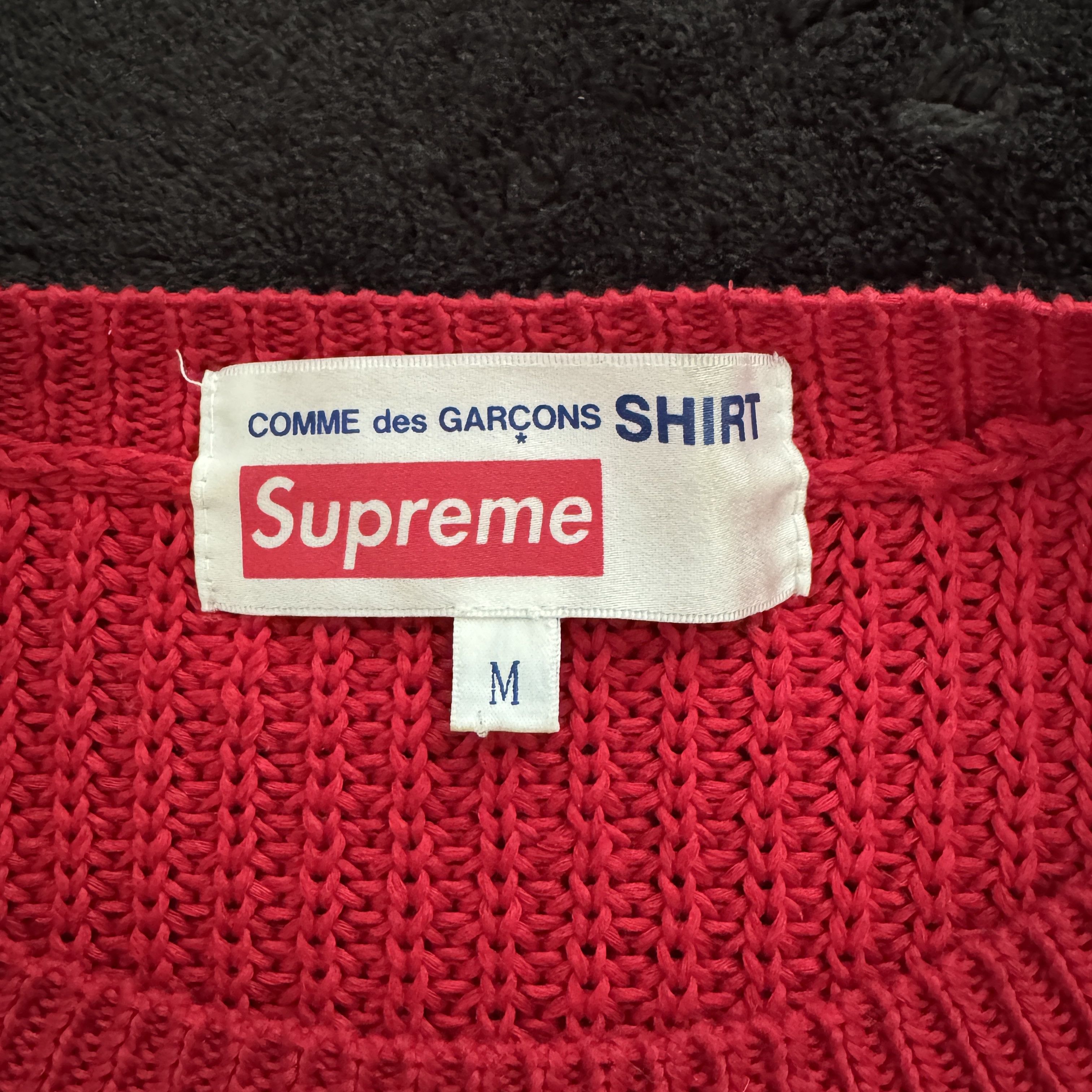 Comme des Garcons SHIRT × Supreme CDG x Supreme Knit Sweater Size US M / EU 48-50 / 2 - 4 Thumbnail