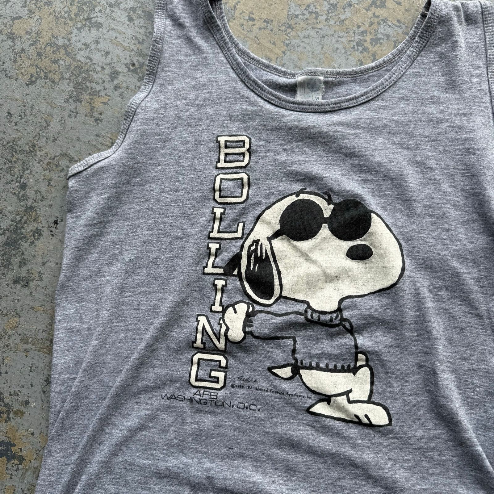 Artek Vintage 70’s 80’s Artek Snoopy Peanuts Tank Top Sz M Size US M / EU 48-50 / 2 - 2 Thumbnail