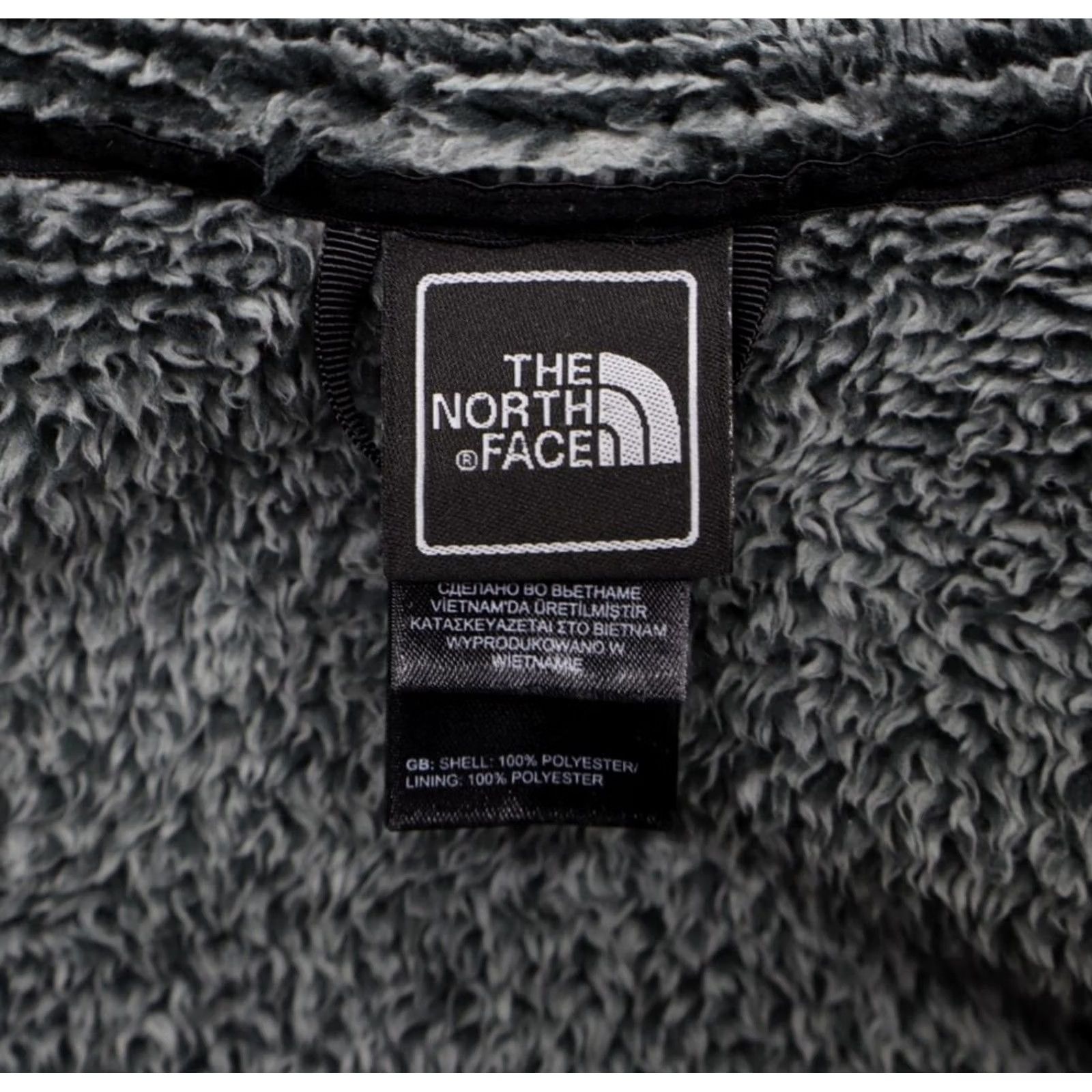 The North Face The North Face Jacket Women's Osito 2 Black Gray Sz M Mid Gray Stripe OSITO 2 Logo Embroidered Full Zip Fashion Everyday Mens Womens Girls Size M / US 6-8 / IT 42-44 - 7 Thumbnail