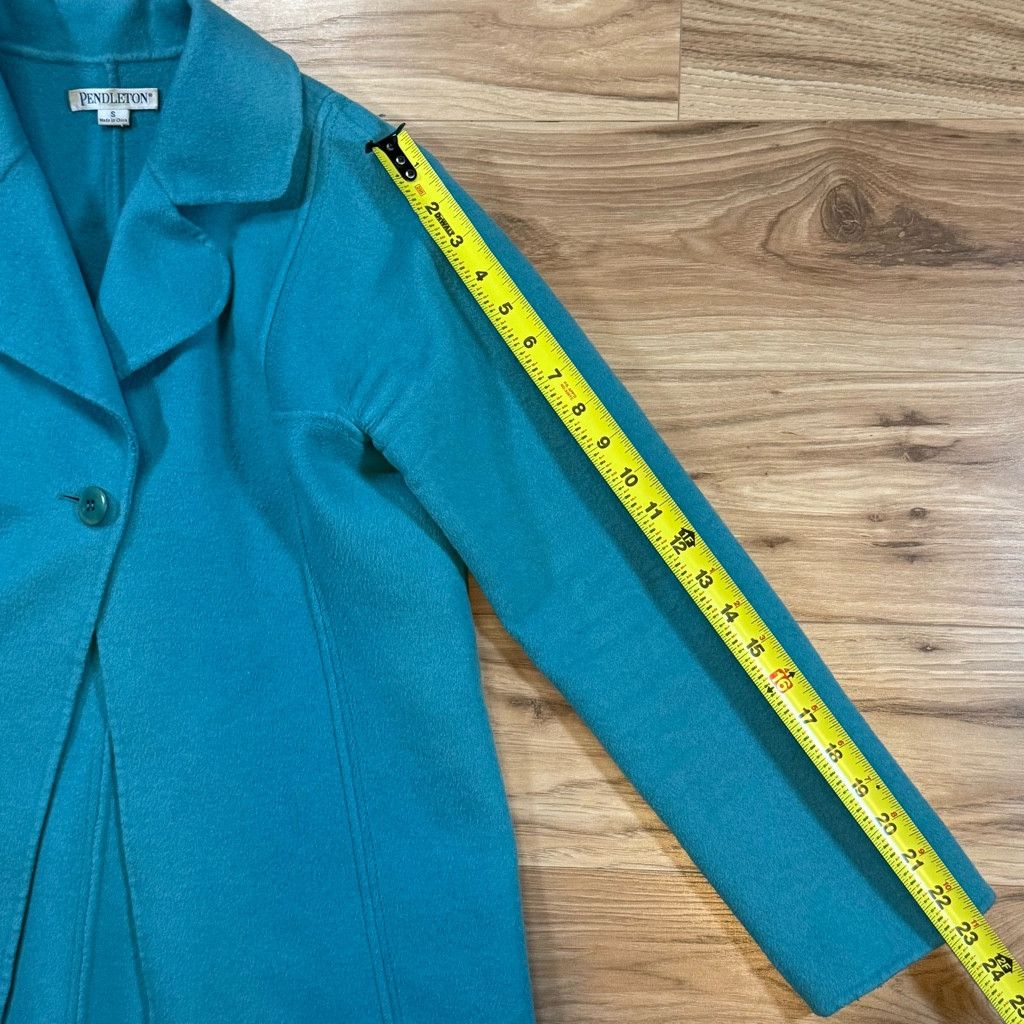 Pendleton Pendleton Women’s Wool Jacket S Teal Size S / US 4 / IT 40 - 7 Thumbnail