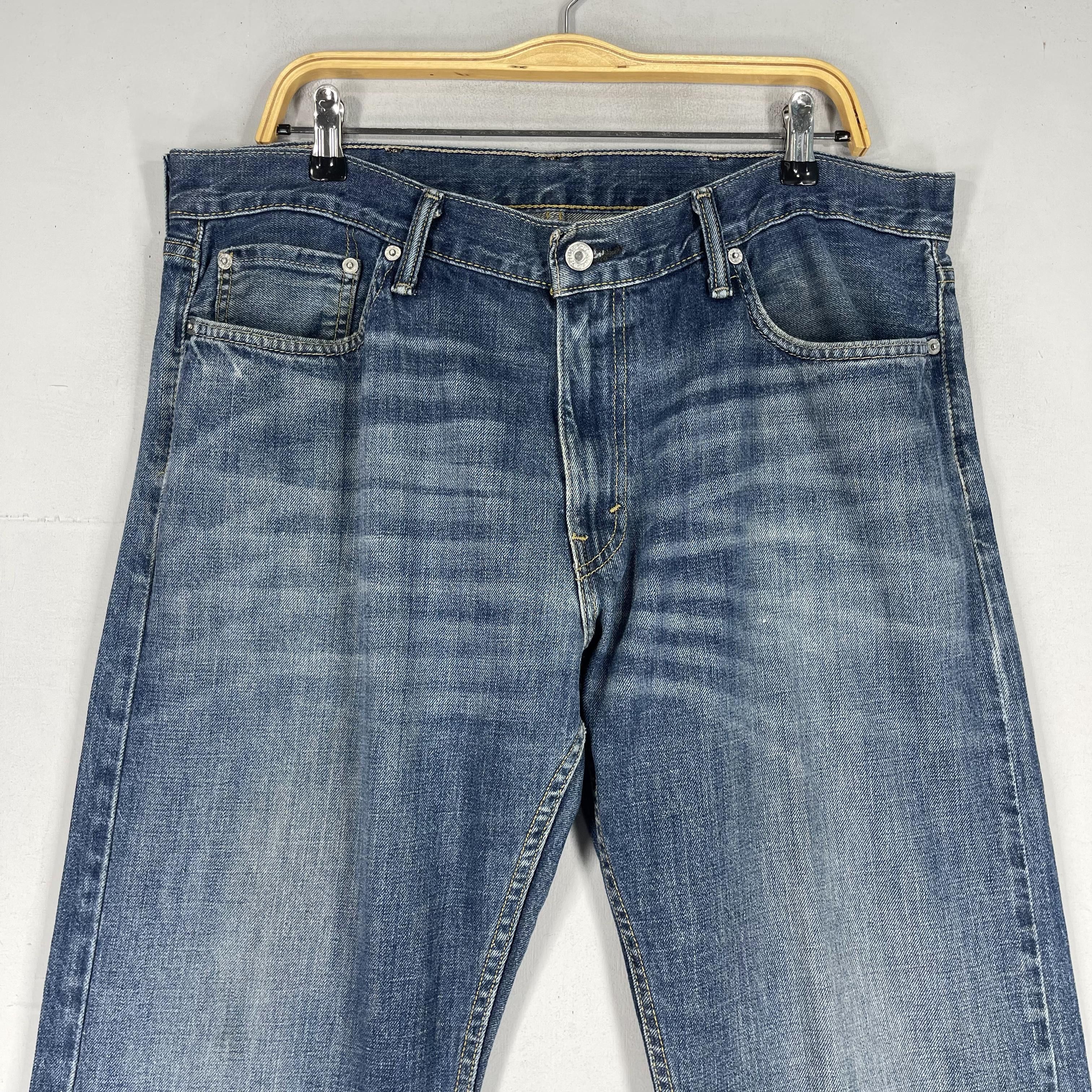 Levi's × Vintage Size 38 Vintage Levis 514 Distressed Slim Straight Jeans Size US 38 / EU 54 - 2 Thumbnail