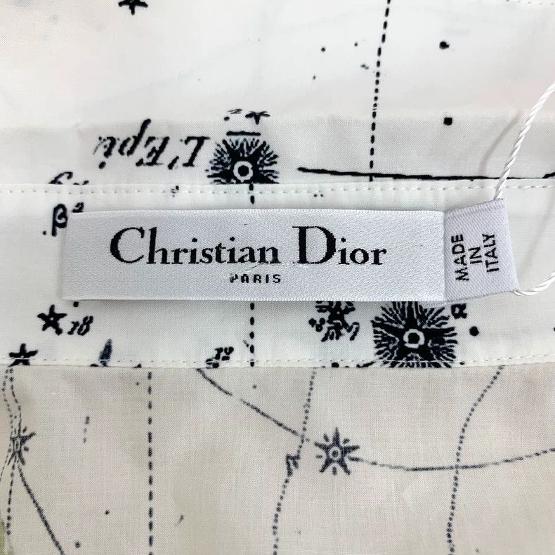 Other Dior White constellation floral print cotton lapel short-s Size XS / US 0-2 / IT 36-38 - 5 Thumbnail