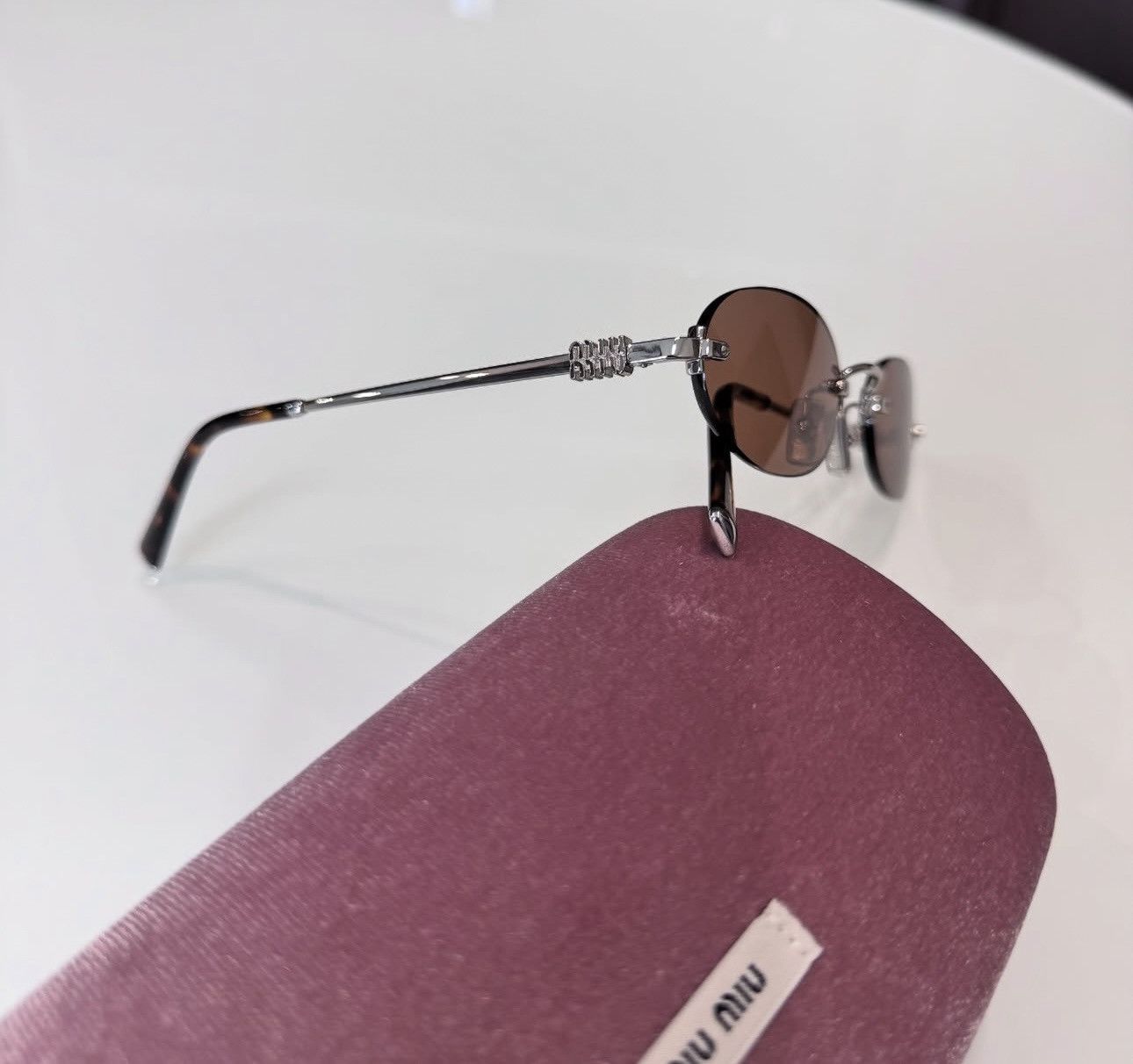 Miu Miu NEW Miu Miu sunglasses MU A54S 1BC90Q Size ONE SIZE - 3 Thumbnail