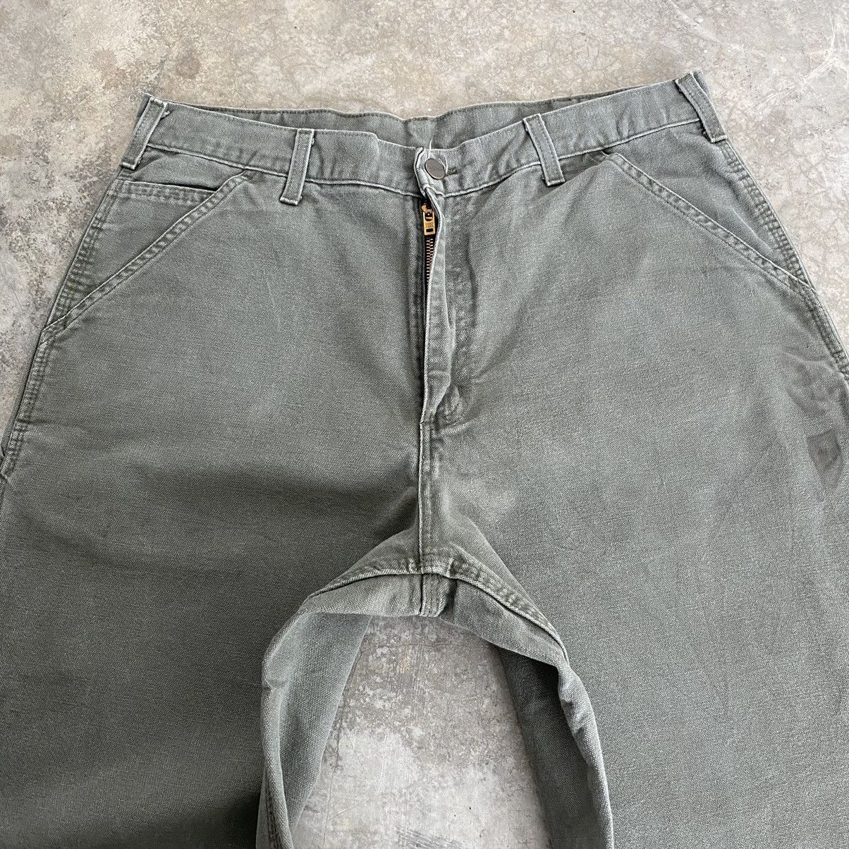 Carhartt VTG Carhartt Moss Green Carpenter Work Pants Size US 35 - 13 Thumbnail