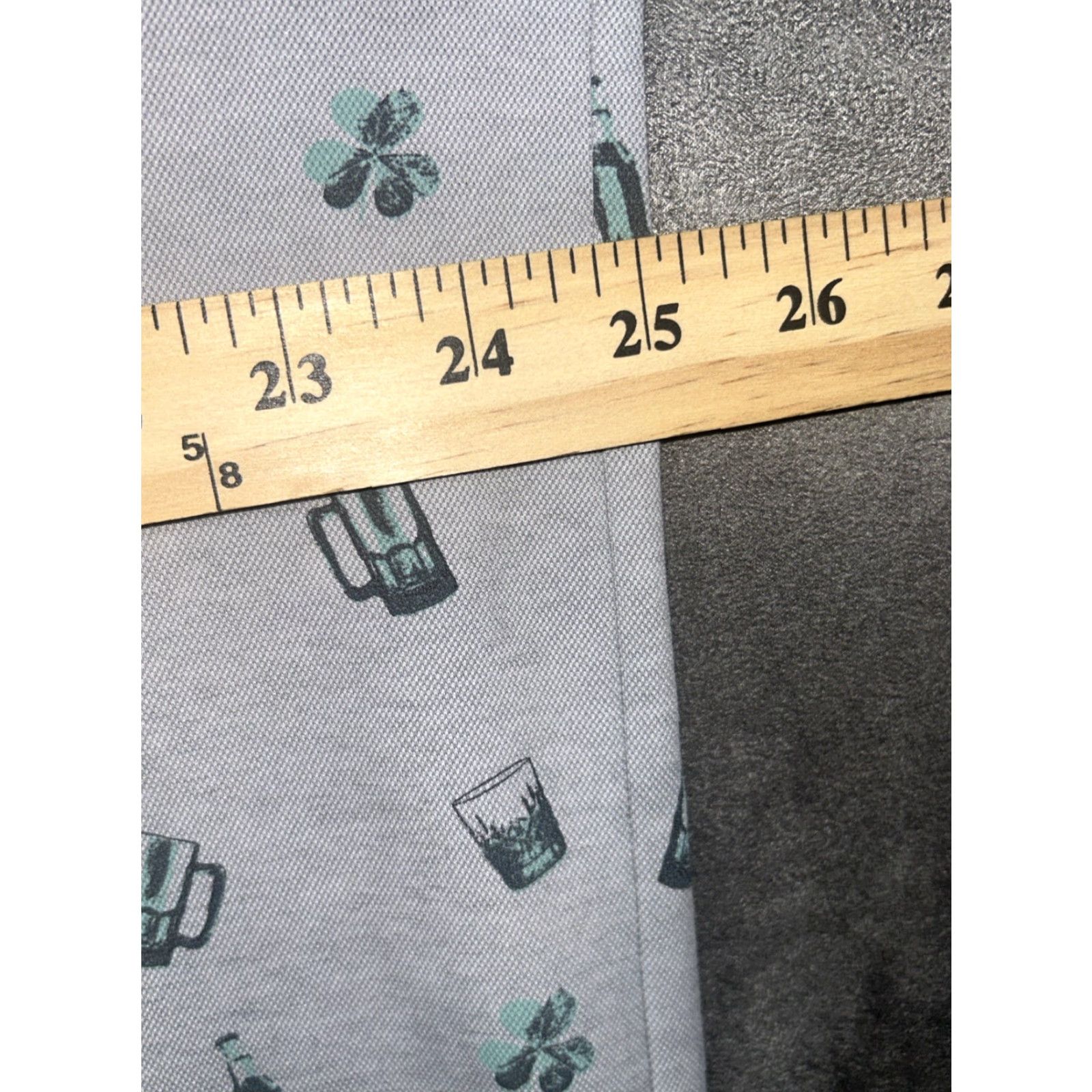 TravisMathew Travis Mathew Polo Men 2XL Gray Graphic Print Golf Performance Short Sleeve Shirt Size US XXL / EU 58 / 5 - 7 Thumbnail