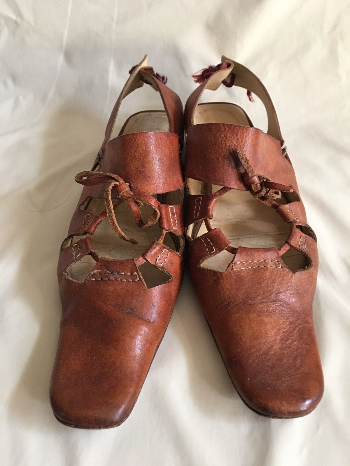 Marithe + Francois Girbaud Marithe Francois Girbaud Vintage Brown Leather Mules Shoes Size US 8 / IT 38 - 7 Thumbnail