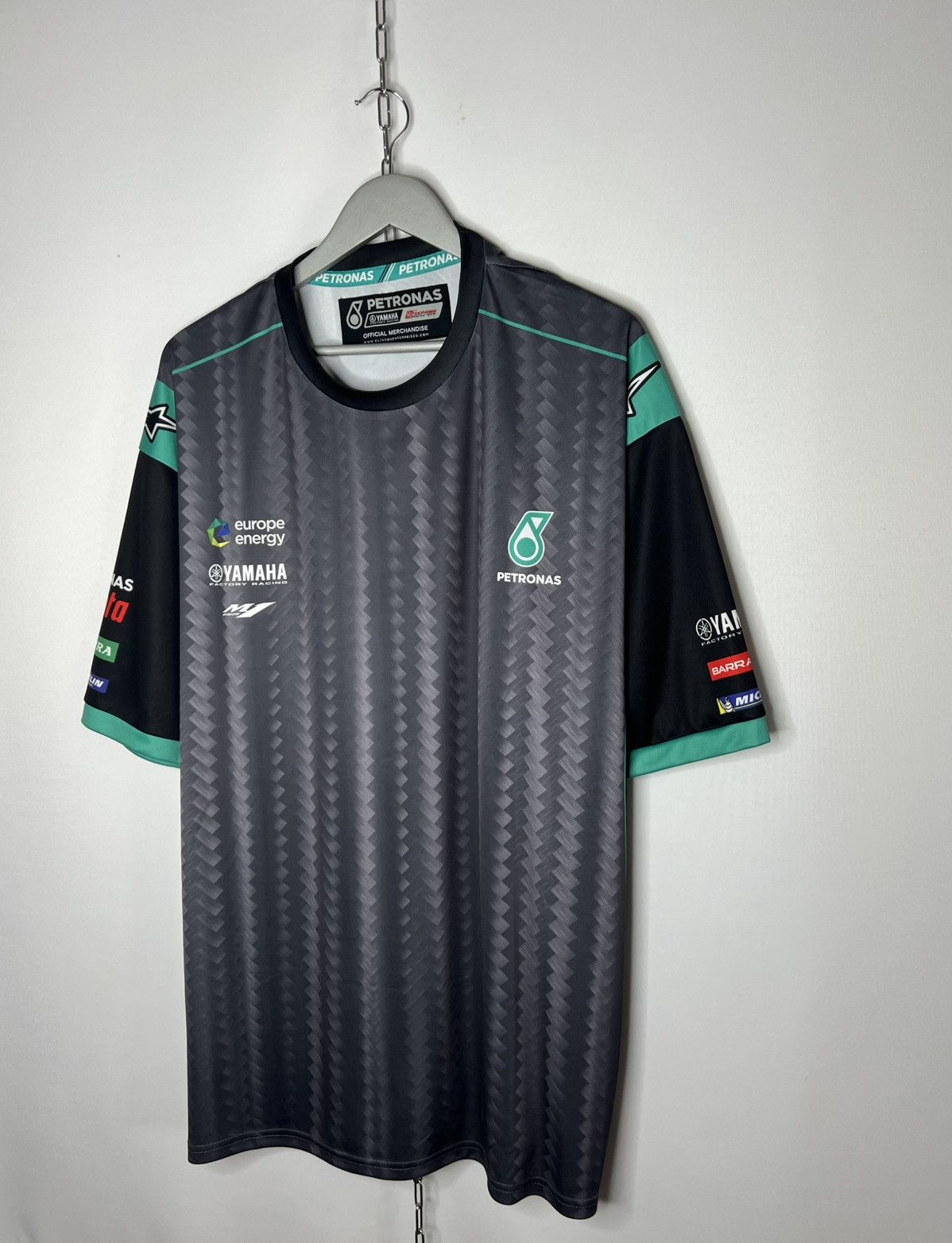 Mercedes-Benz Petronas Yamaha Big Logo Racing Tee T-Shirt F1 Team Sponsors Size US XXL / EU 58 / 5 - 3 Thumbnail