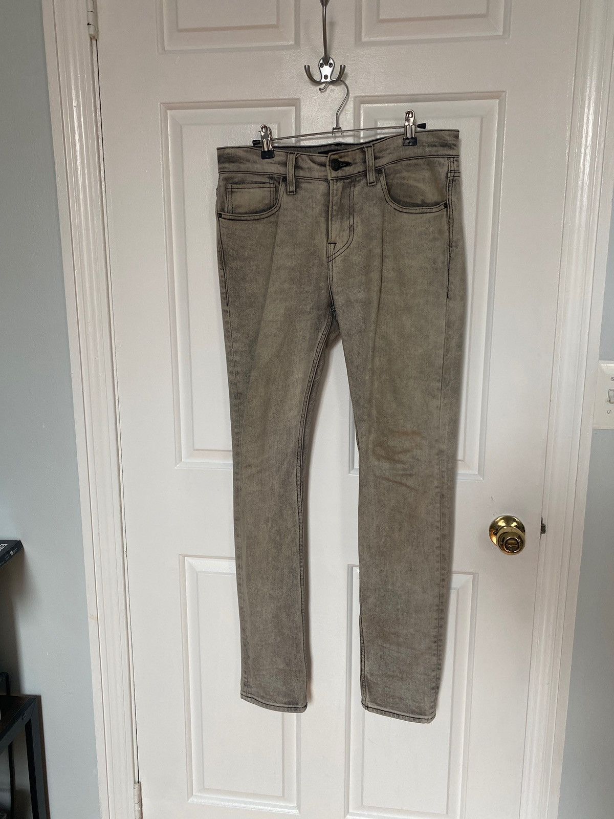 image of Hudson Straight Grey Jeans, Men's (Size 30)