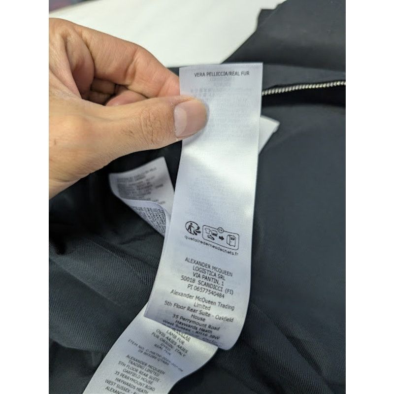 Alexander McQueen o1rshd1 Shearling Detail Blouson Jacket in Black Size US M / EU 48-50 / 2 - 20 Thumbnail