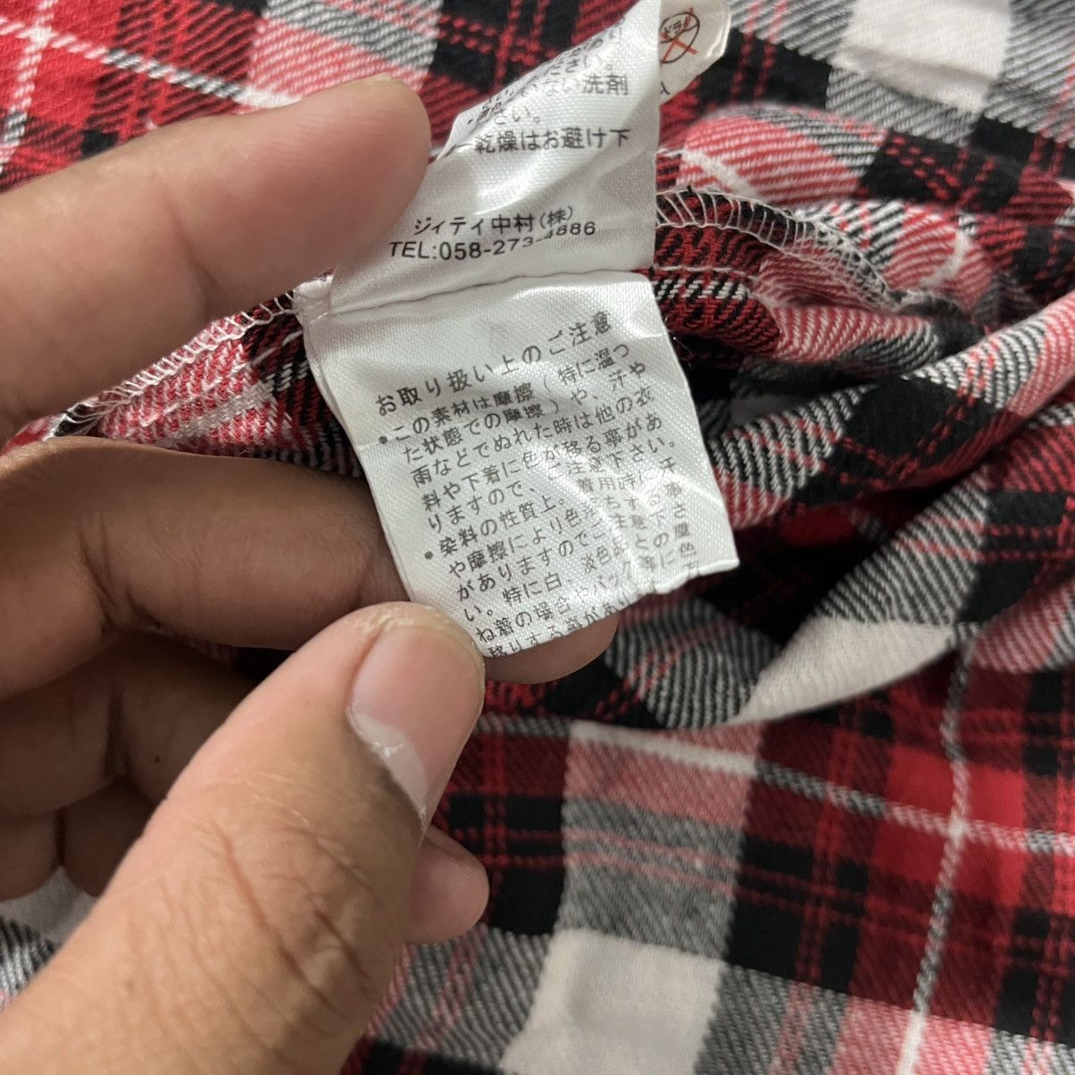 Japanese Brand IN THE ATTIC Plaid Flanel Shirt ifsix gothic style Size US M / EU 48-50 / 2 - 10 Thumbnail