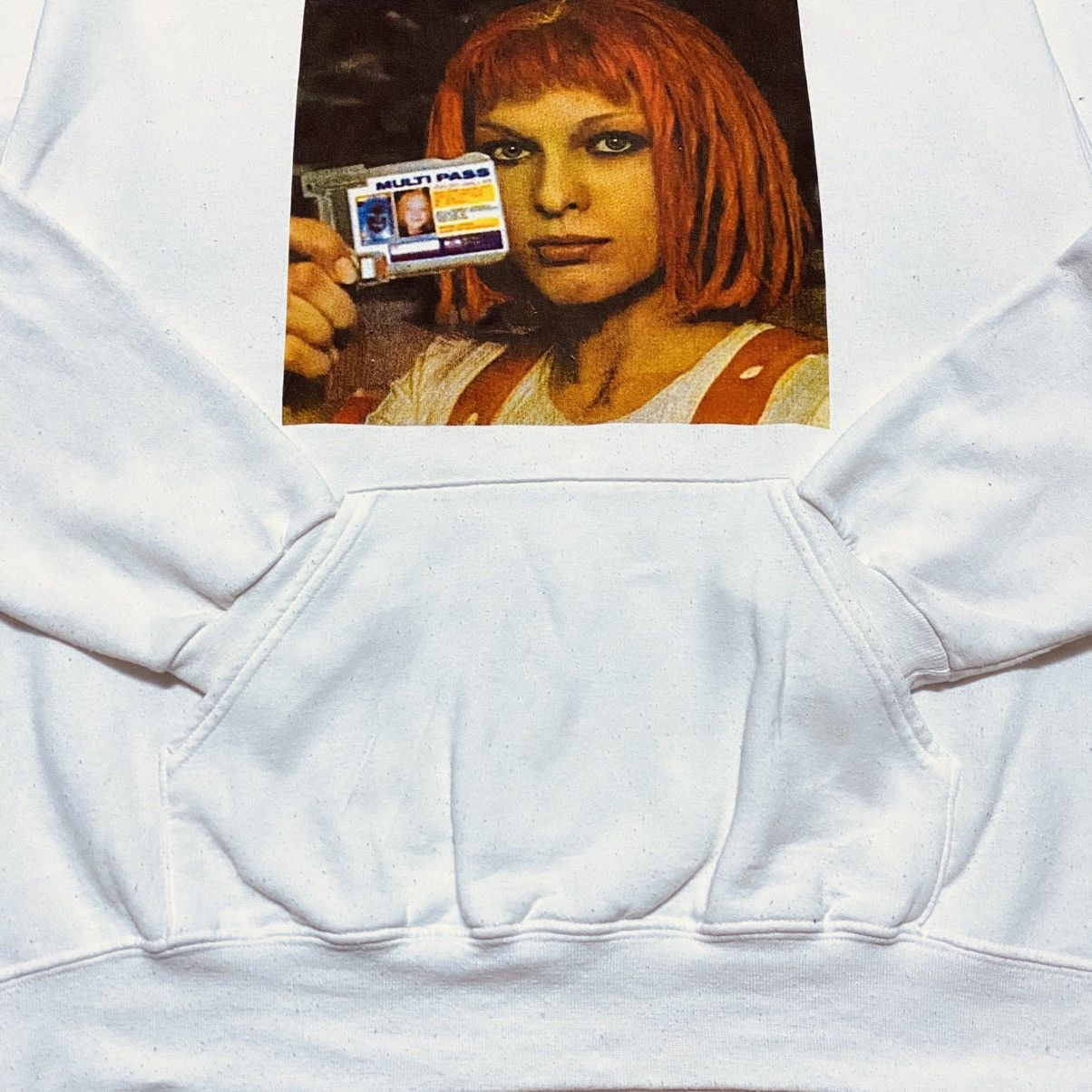 Vintage Rare‼️🔥Vintage 90's Leeloo Multipass The Fifth Element Hoodie Size US M / EU 48-50 / 2 - 7 Thumbnail