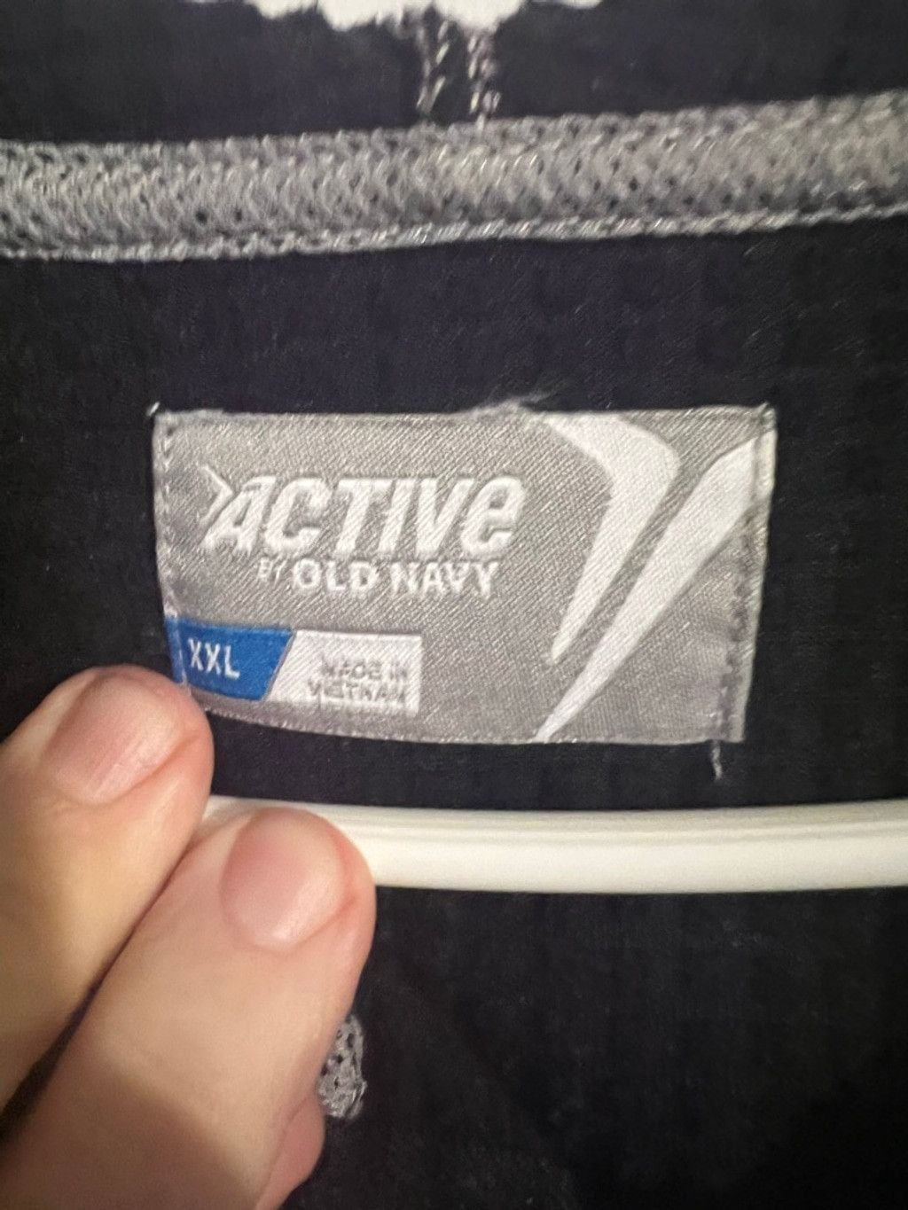 Old Navy Men's Old Navy Gray & Black Active Full-Zip Hoodie XXL Size US XXL / EU 58 / 5 - 3 Thumbnail