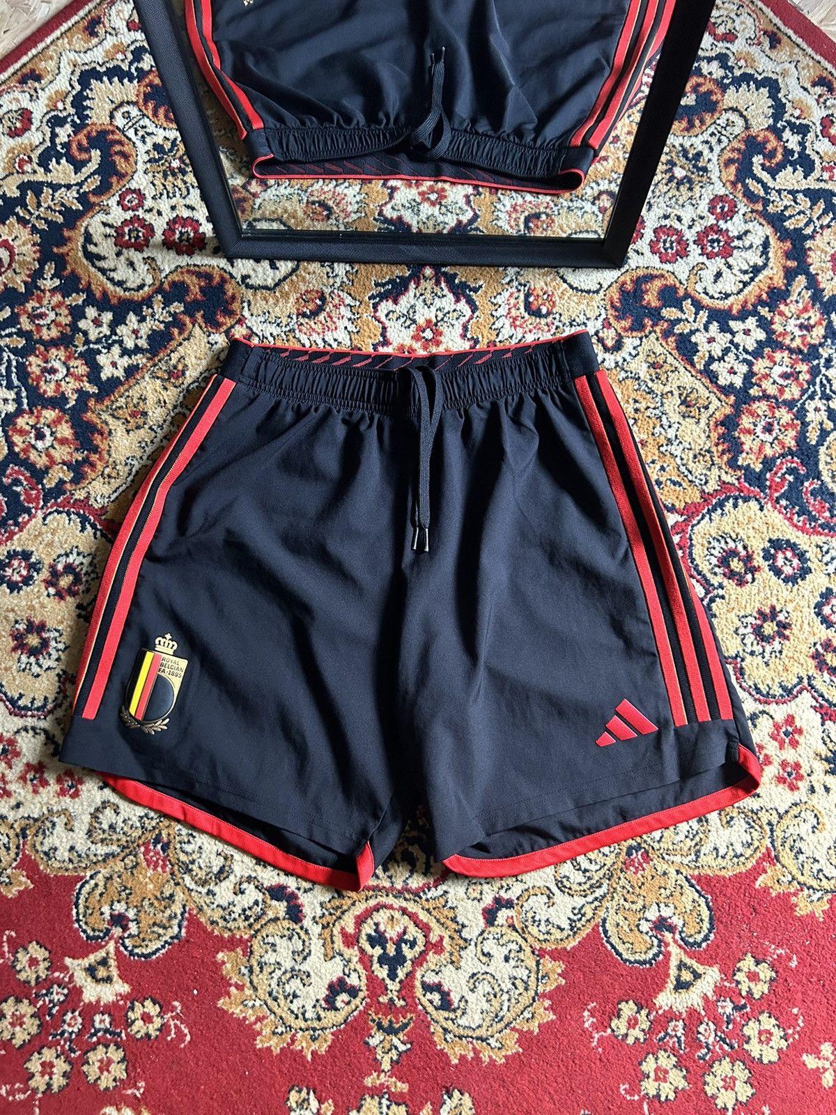 Adidas Belgium adidas 2022 home shorts Size US 31 - 1 Thumbnail
