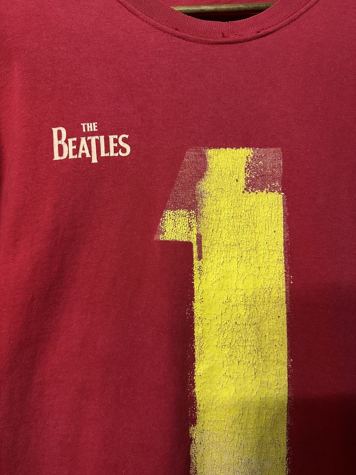 Band Tees × Vintage Vintage The Beatles No 1 Faded Tee Size US L / EU 52-54 / 3 - 3 Thumbnail