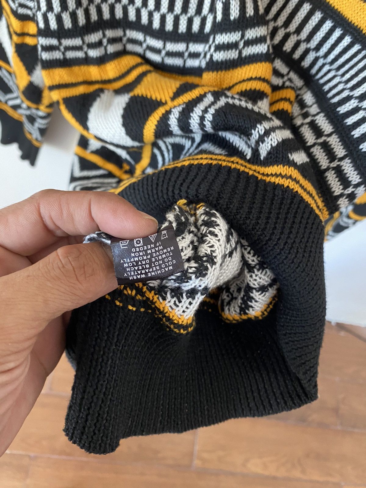 NFL × Vintage Vintage Pittburgh Steelers Knitwear full over Size US XL / EU 56 / 4 - 6 Thumbnail