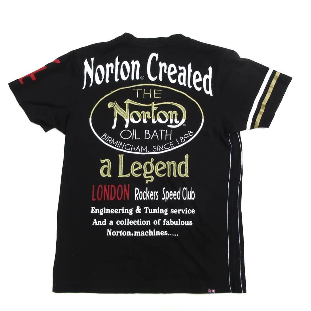 Norton × Vintage Norton of Birmingham A legend London Rockers Speed club Size US S / EU 44-46 / 1 - 2 Thumbnail