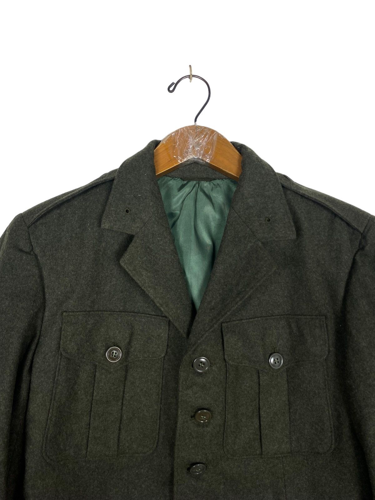 Vintage Rare‼️ Vintage Army Military Wool Coat Size US S / EU 44-46 / 1 - 5 Thumbnail