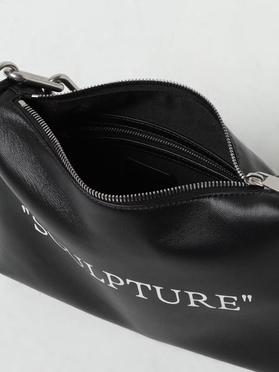 Off-White o1s22i1n0824 Size: OS / Shoulder Leather Bag in Black Size ONE SIZE - 3 Thumbnail