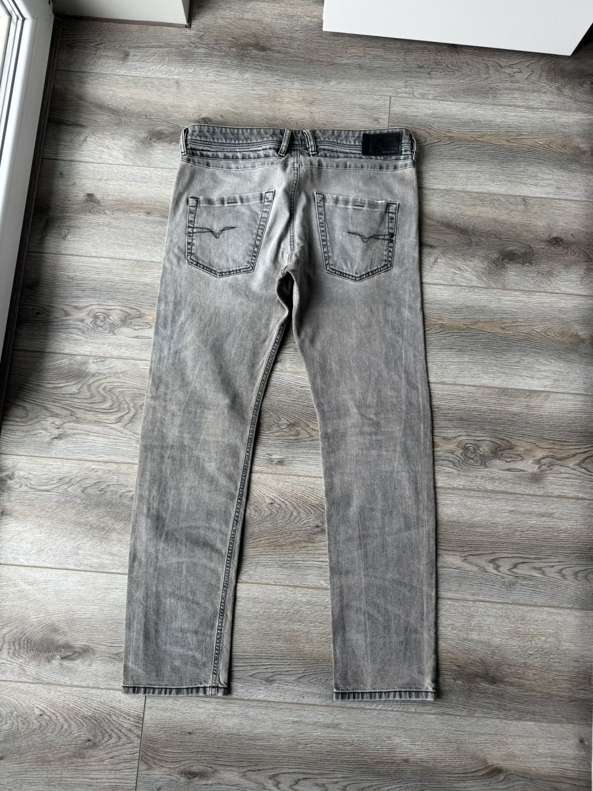 Diesel Diesel Belther Gray Mens Jeans Made in Italy Size US 34 / EU 50 - 1 Thumbnail