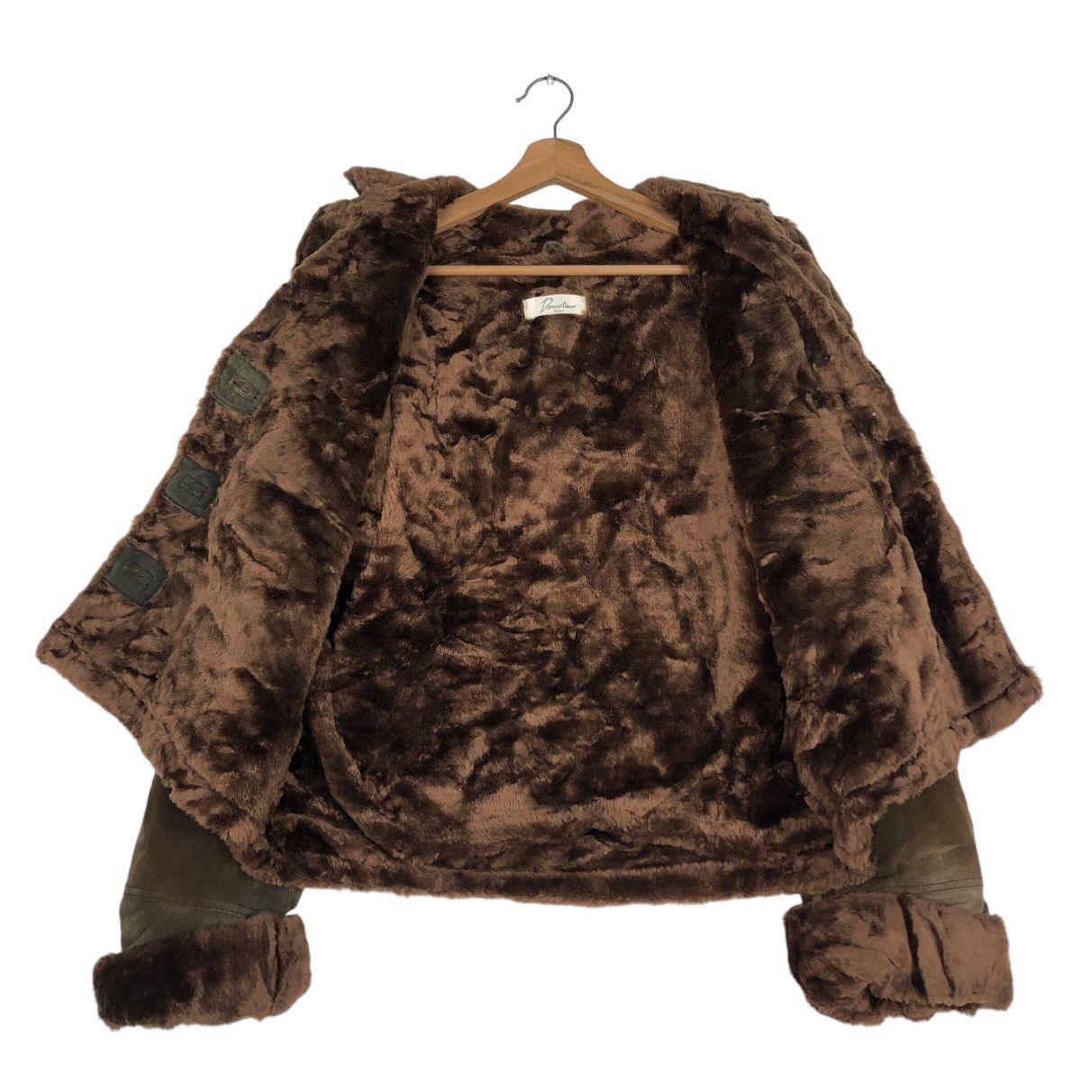 Designer 📌Doux tisow Femme Mink Fur Lining Cardigan Jacket Size US M / EU 48-50 / 2 - 14 Thumbnail