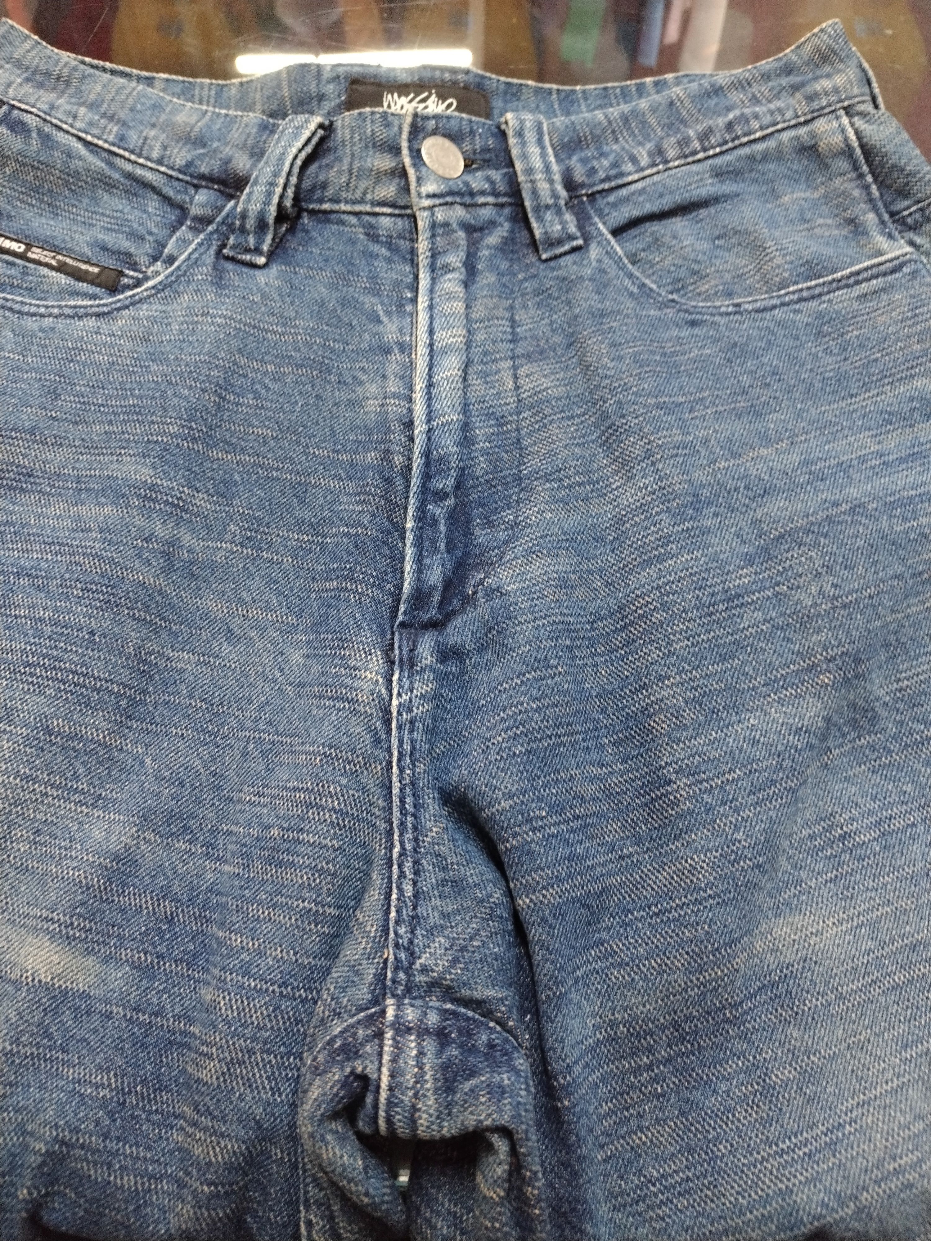 Mossimo Baggy vtg Mossimo Sport Jeans nice design straight cut loose Size 27" / US 4 / IT 40 - 8 Thumbnail