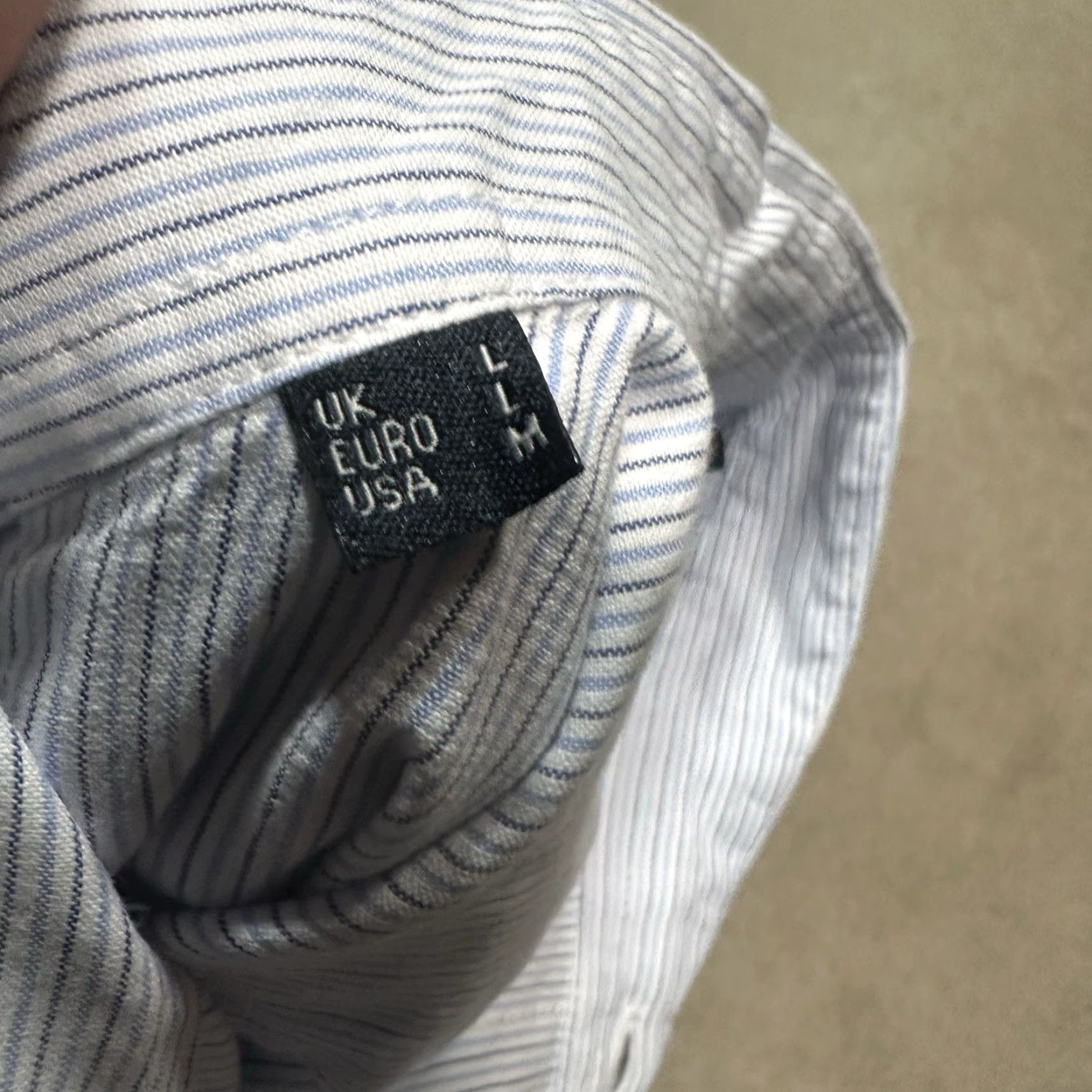 Barbour Barbour Button Up Shirt Mens Medium Blue Striped Tailored Fit Shirt (Barbour) Size US M / EU 48-50 / 2 - 6 Thumbnail