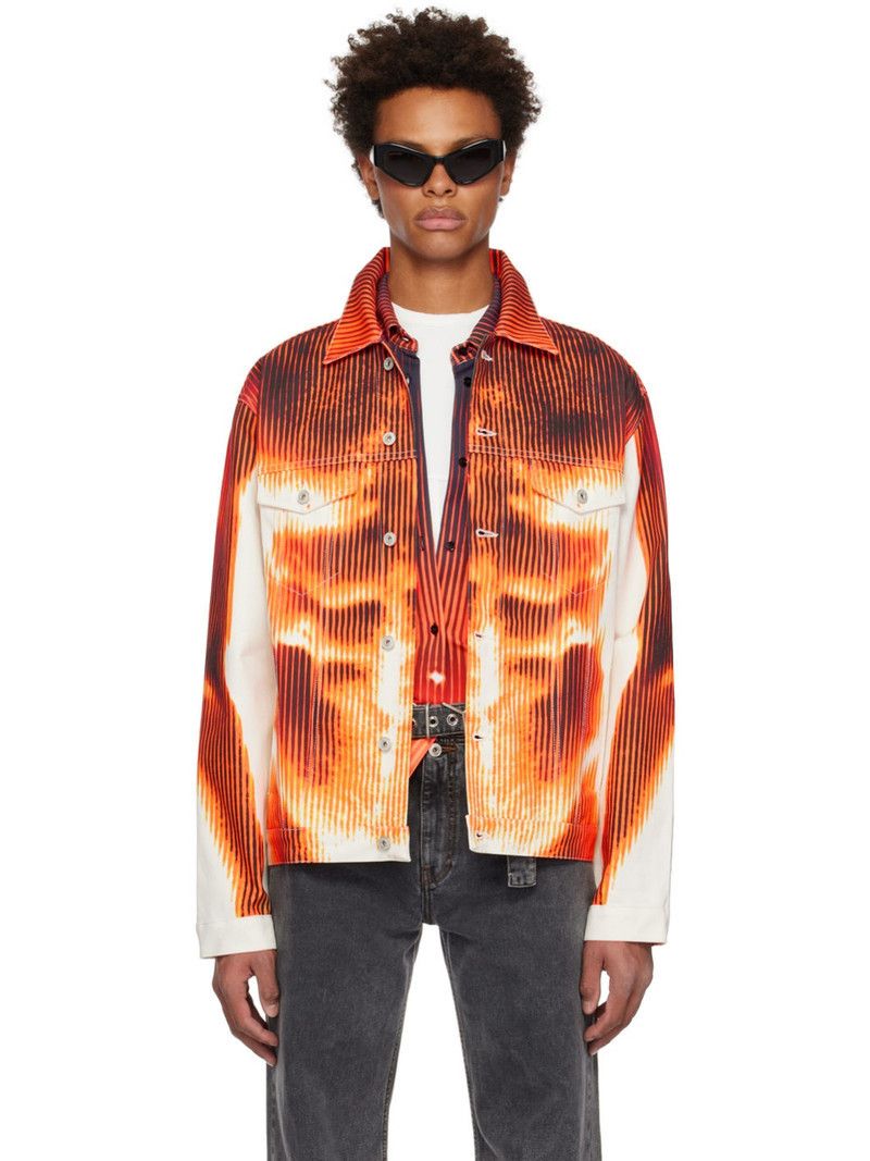Jean Paul Gaultier × Y/Project Body morph trompe l'oeil denim jacket Size US L / EU 52-54 / 3 - 4 Thumbnail
