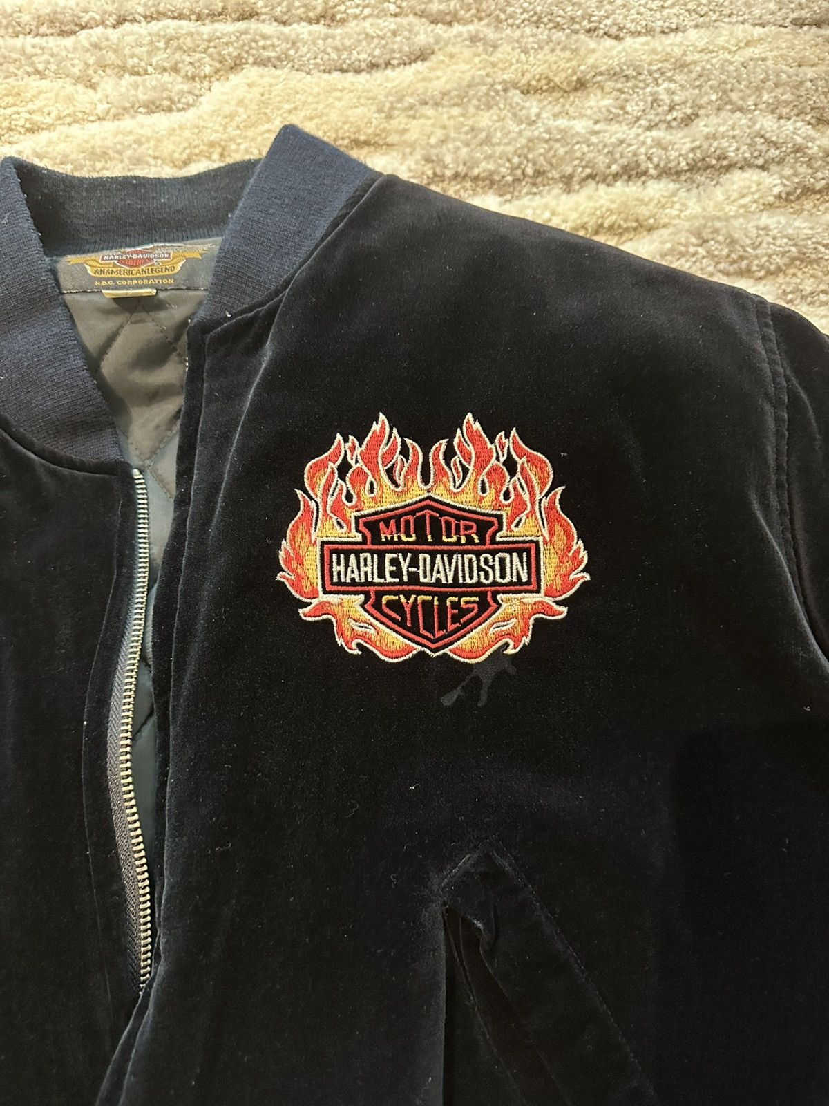 Harley Davidson Harley davidson 90s chrome sweet chrome bomber jacket Size US L / EU 52-54 / 3 - 3 Thumbnail