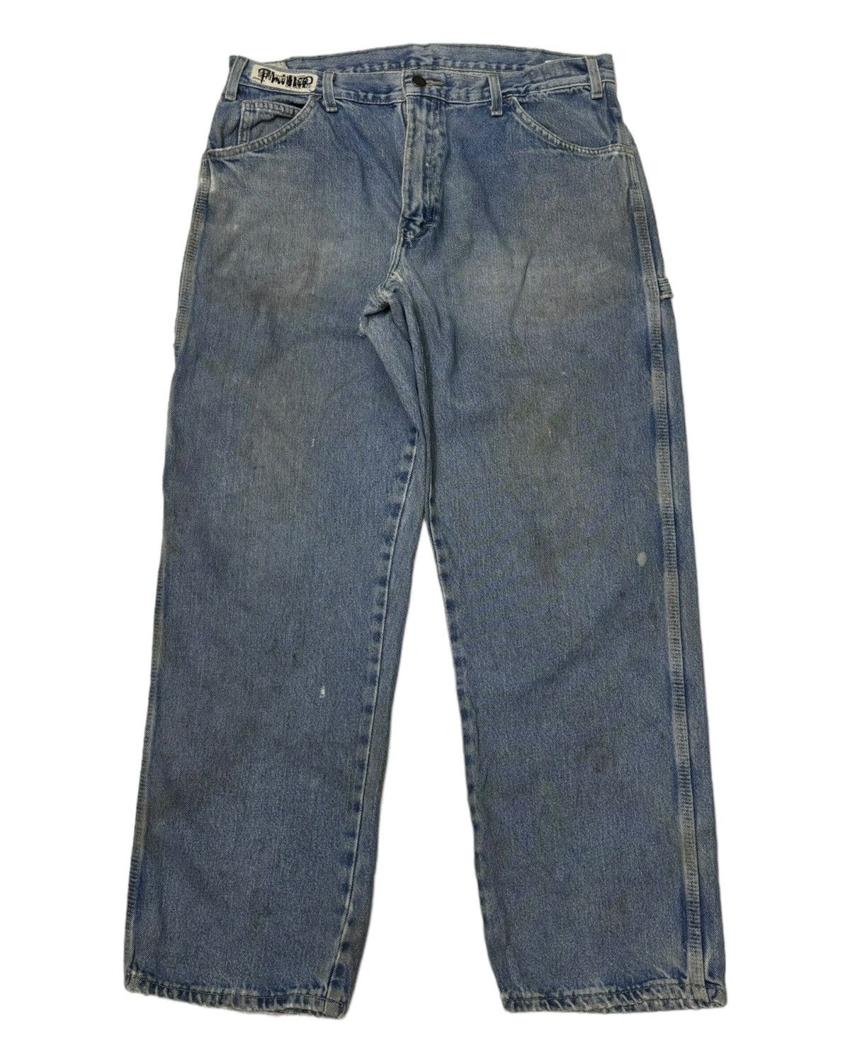 Dickies DICKIES BAGGY CARPENTER DENIM JEANS Size US 34 / EU 50 - 3 Thumbnail
