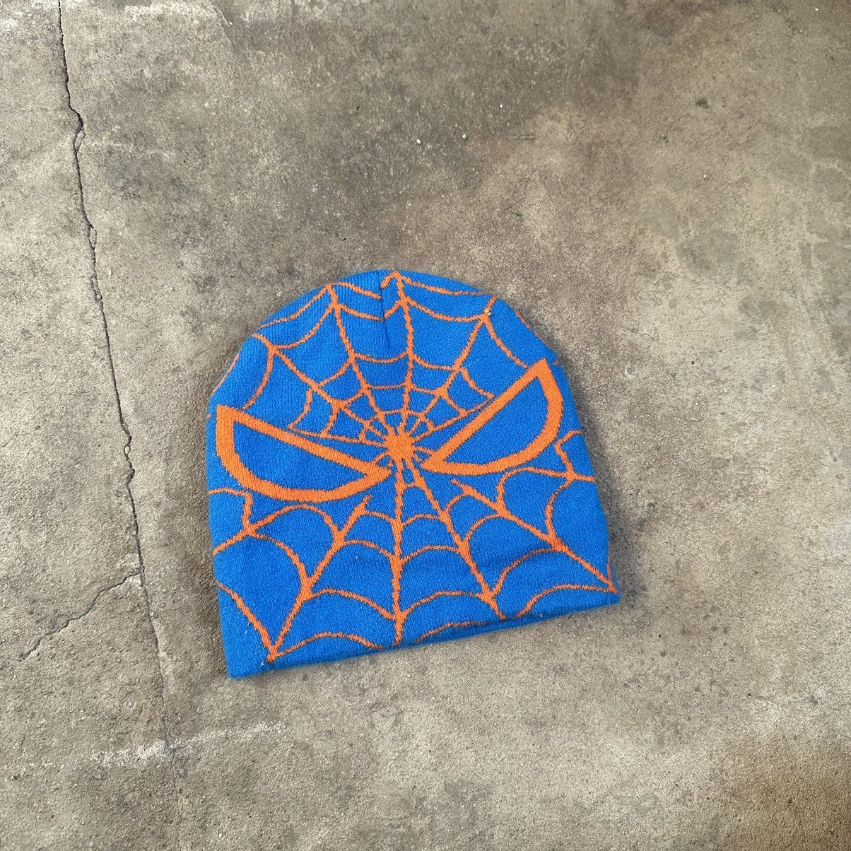 Vintage 🕷️🕸️ Spider man Web Beanie Hat y2k 🕸 Size ONE SIZE - 5 Thumbnail