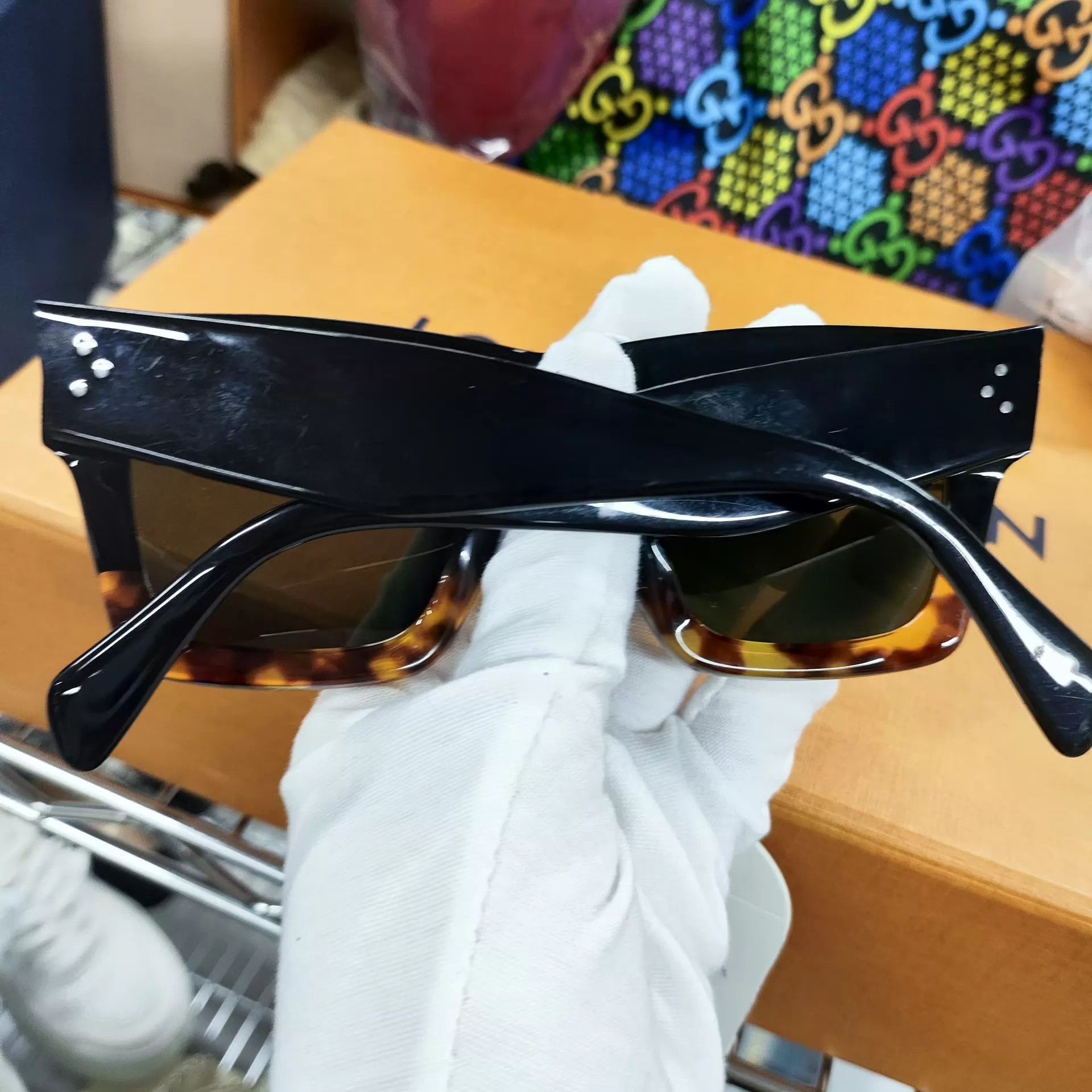 Celine CELINE Sunglasses Black 260311CM1YY02 Size ONE SIZE - 2 Thumbnail