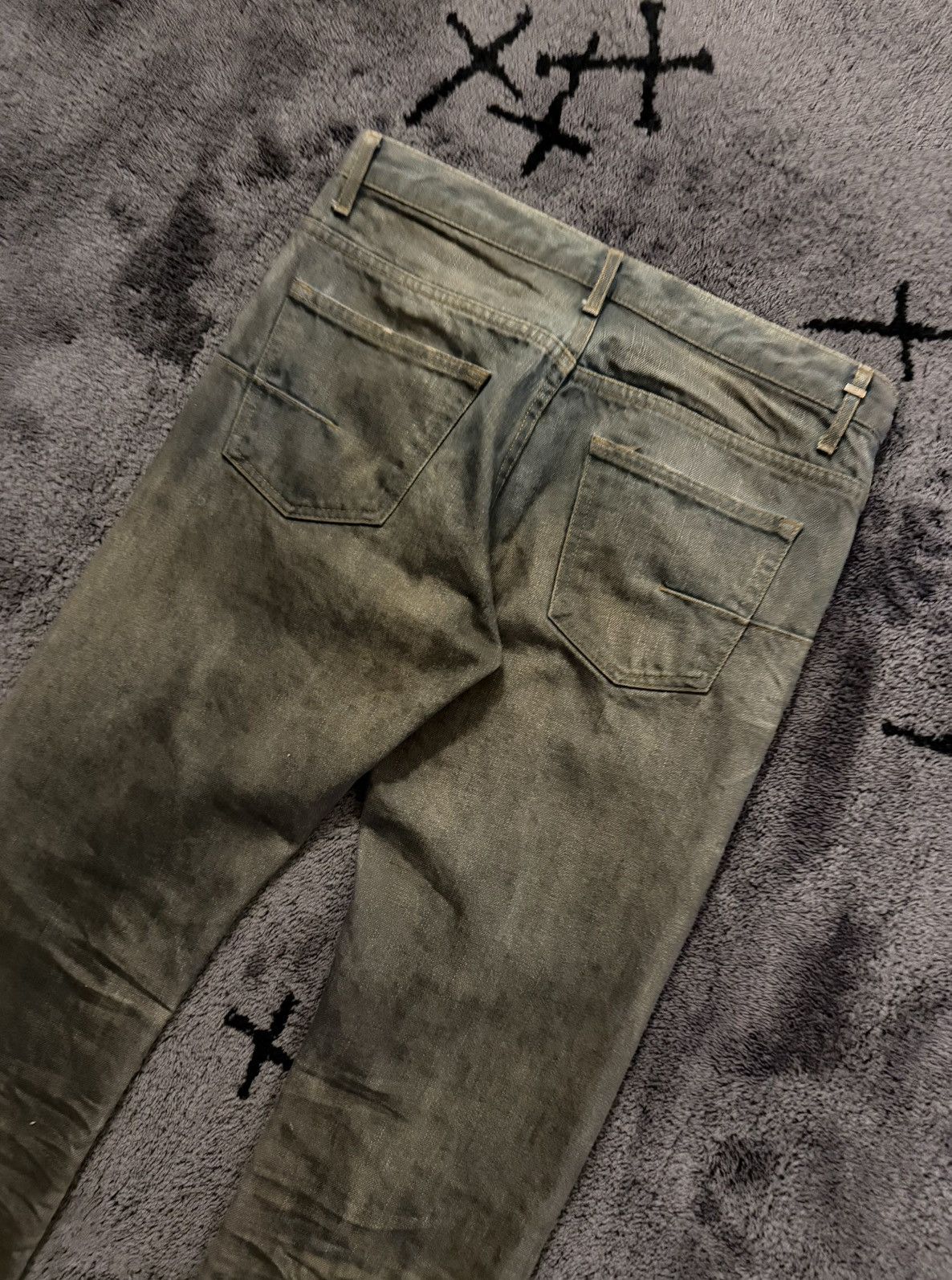 Dior SS04 Dirty Bleu Clair Denim Size US 27 - 5 Thumbnail