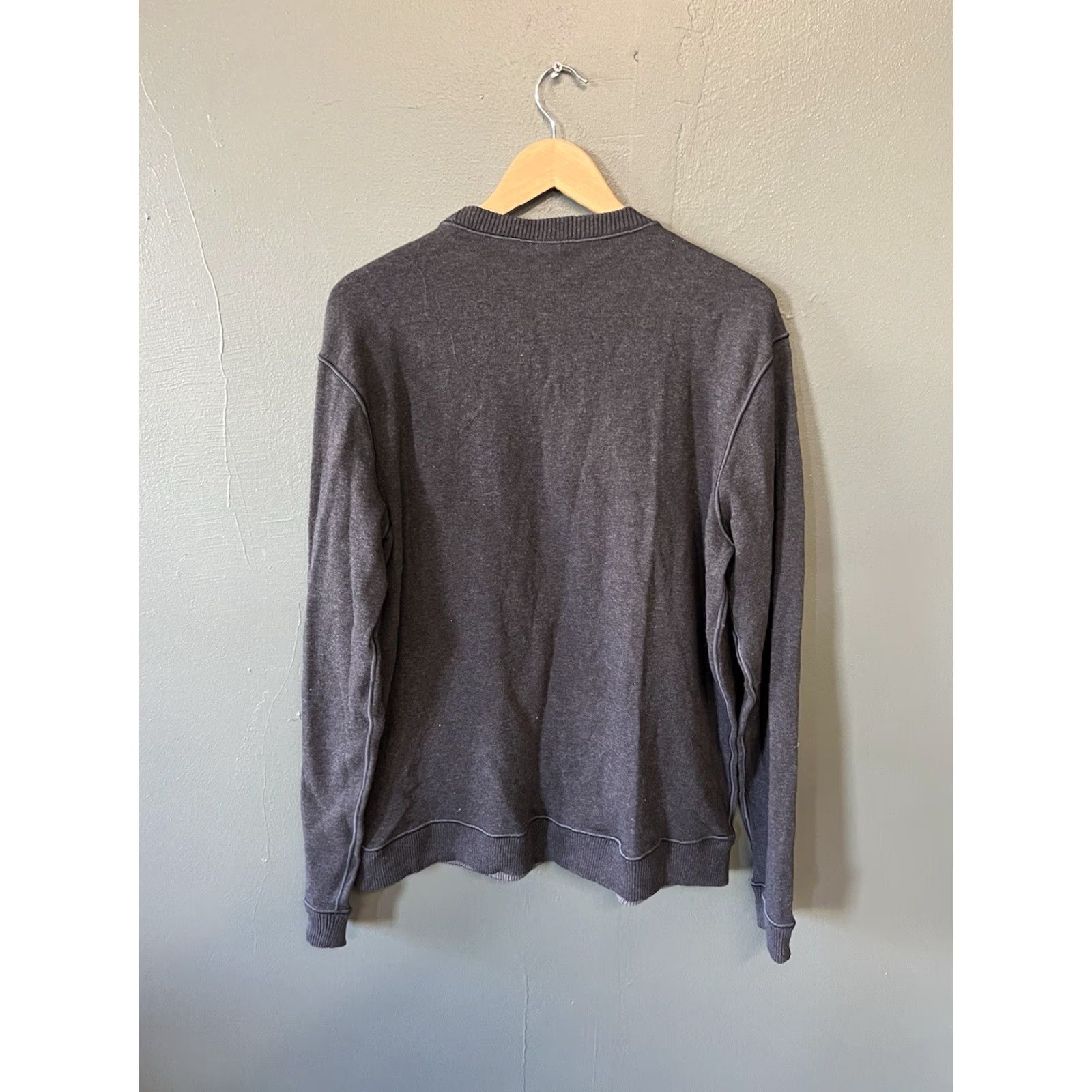 Vintage VINTAGE Tailor Mens Gray Long Sleeve Pullover Crewneck Size L NWT Size US L / EU 52-54 / 3 - 2 Thumbnail