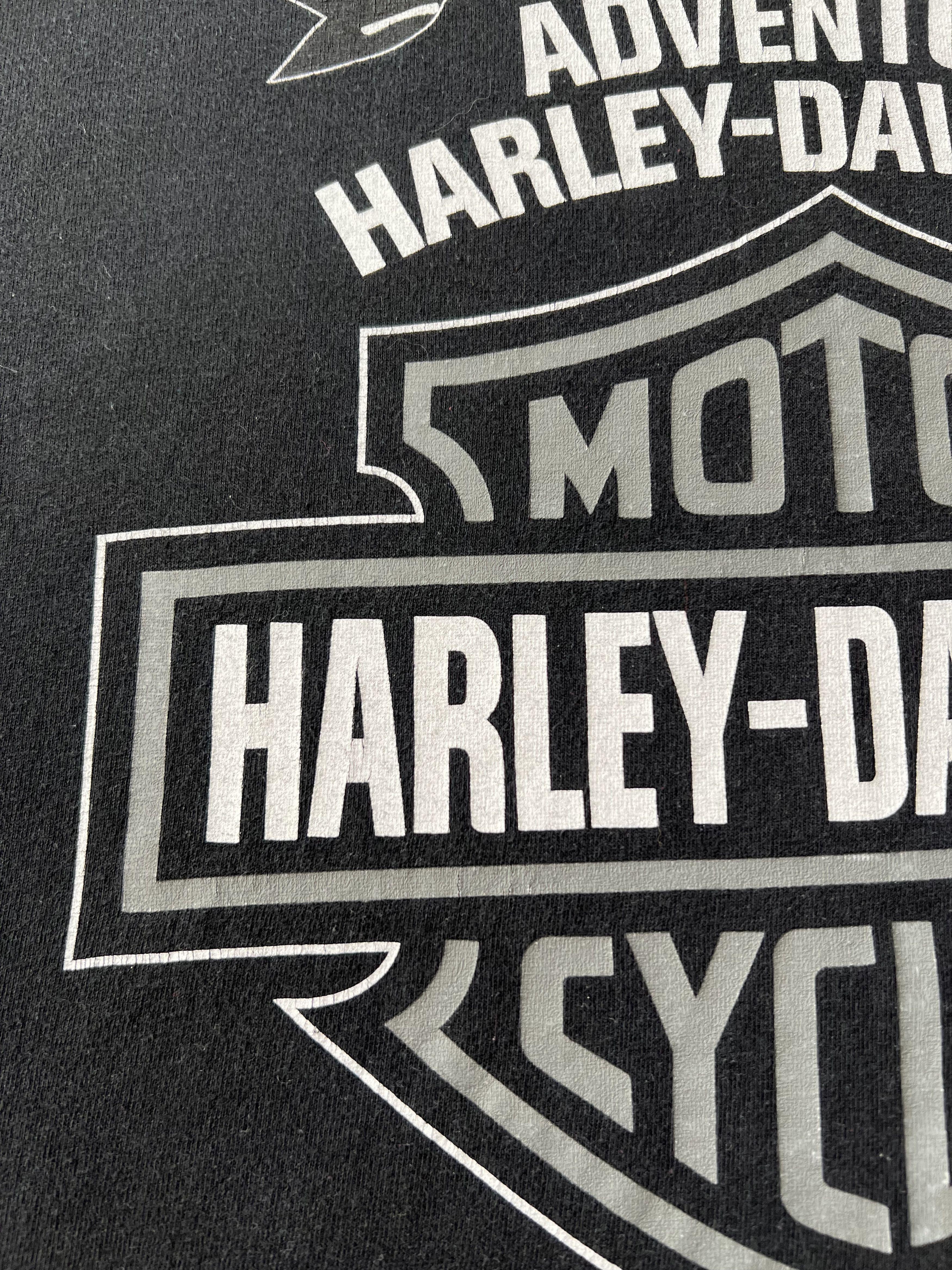Harley Davidson Vintage 2013 Harley Davidson Sexy Girl Ohio Black T-shirt Size US XL / EU 56 / 4 - 13 Thumbnail