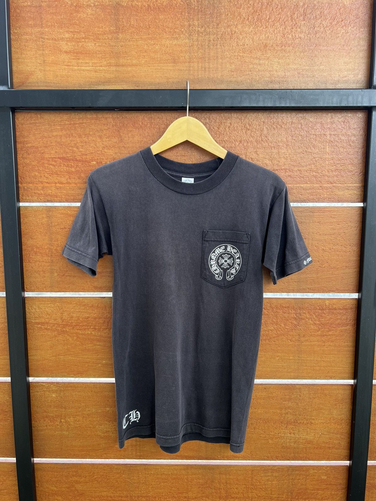 Chrome Hearts Chrome Hearts Horseshoe Logo Pocket Tshirt Grailed