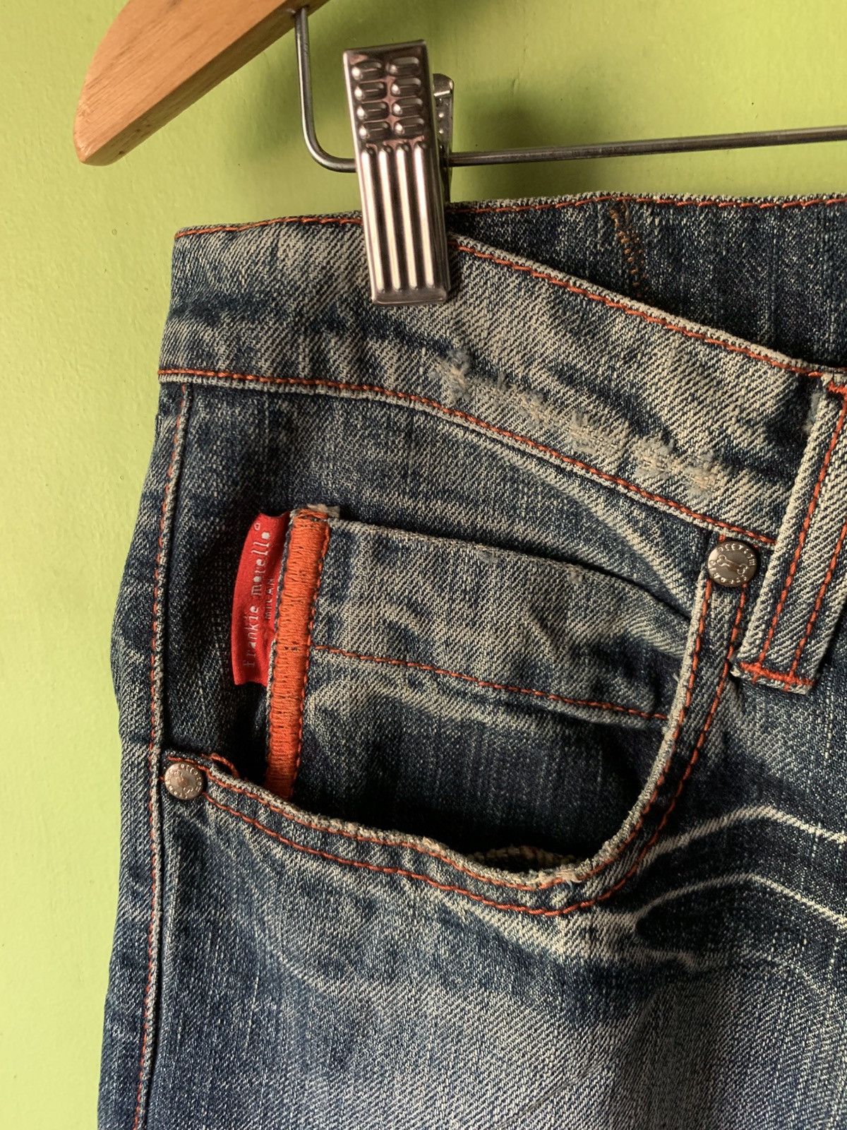 Frankie Morello Y2K Frankie Morello straight cut denim jeans Size US 35 - 4 Thumbnail