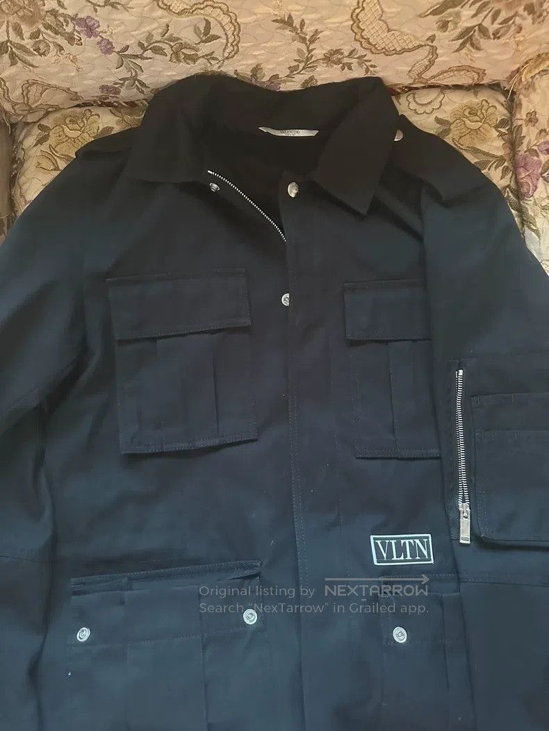 Valentino Valentino Solid color zippered lapel jacket jacket Size US XS / EU 42 / 0 - 2 Thumbnail