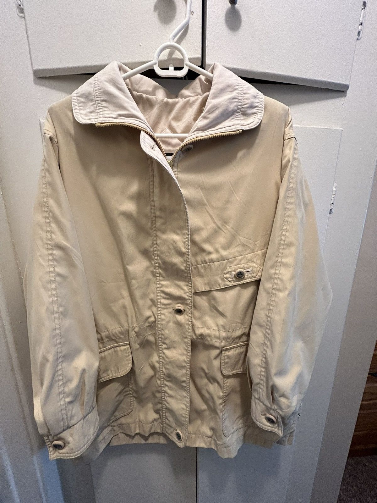 Japanese Brand × Vintage Vintage Larry Levine Trench Coat Size US M / EU 48-50 / 2 - 1 Thumbnail